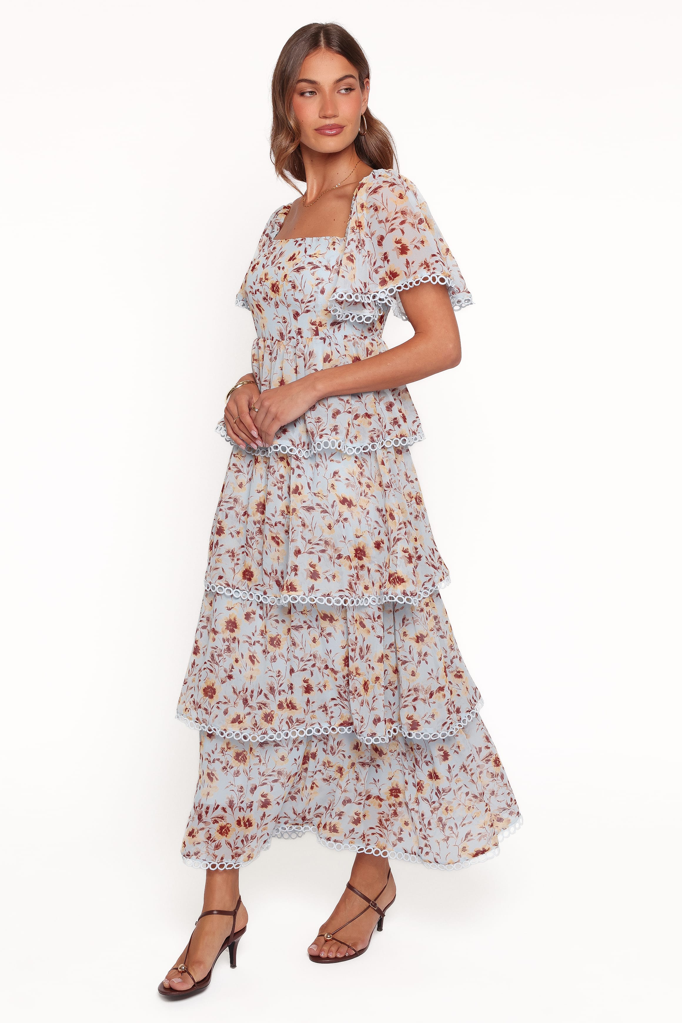 DRESSES Chapel Maxi Dress - Blue Floral