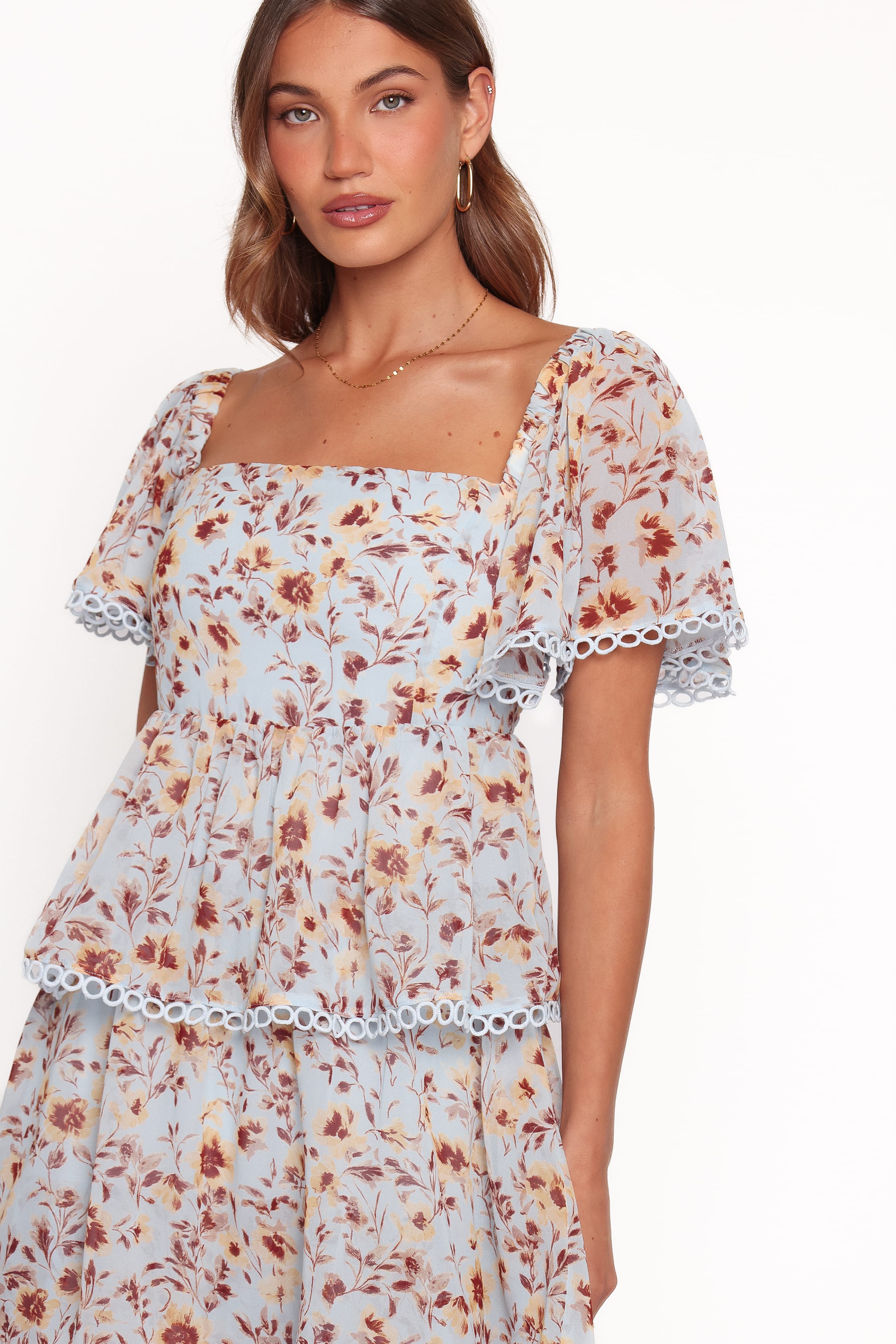 DRESSES Chapel Maxi Dress - Blue Floral