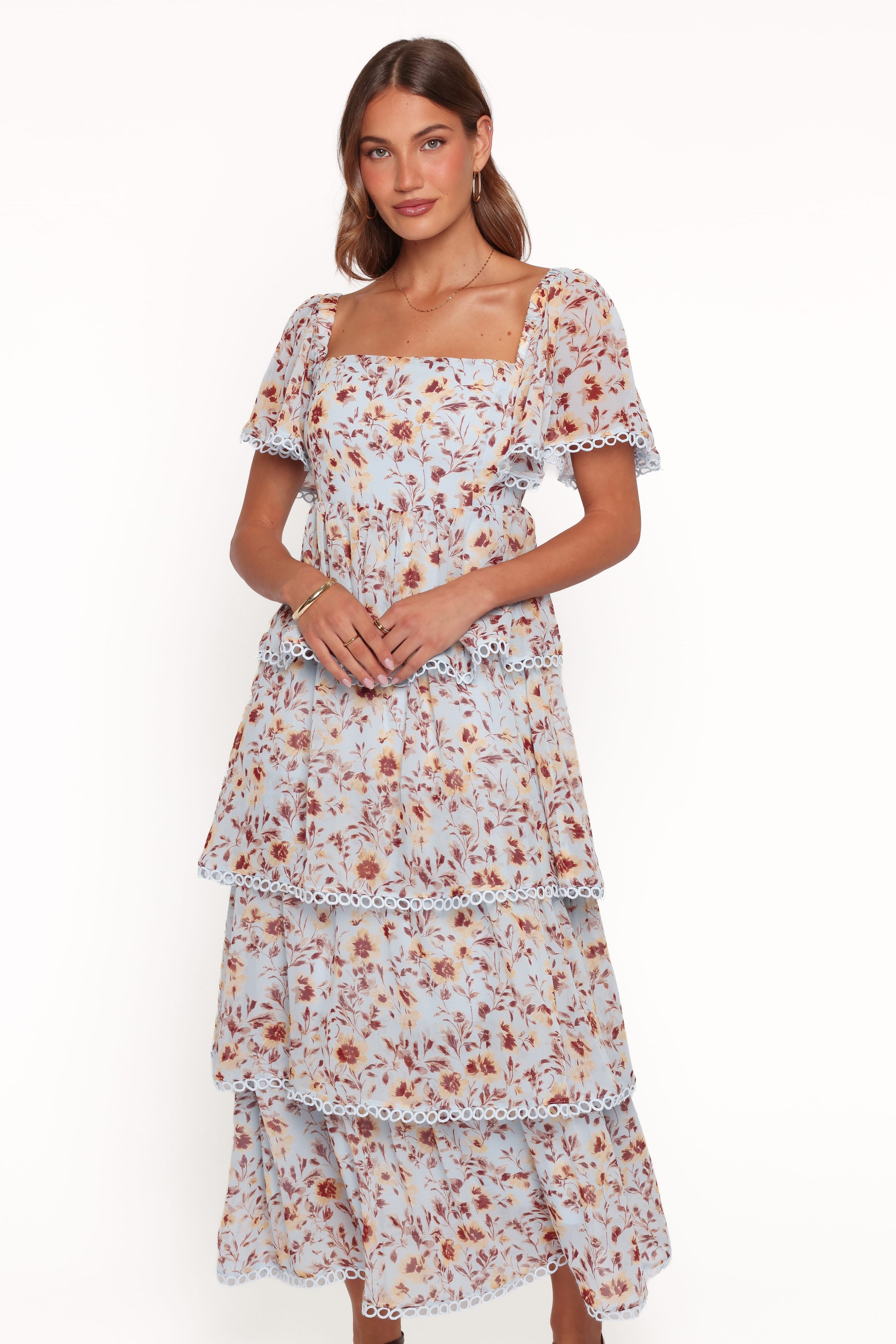 DRESSES Chapel Maxi Dress - Blue Floral