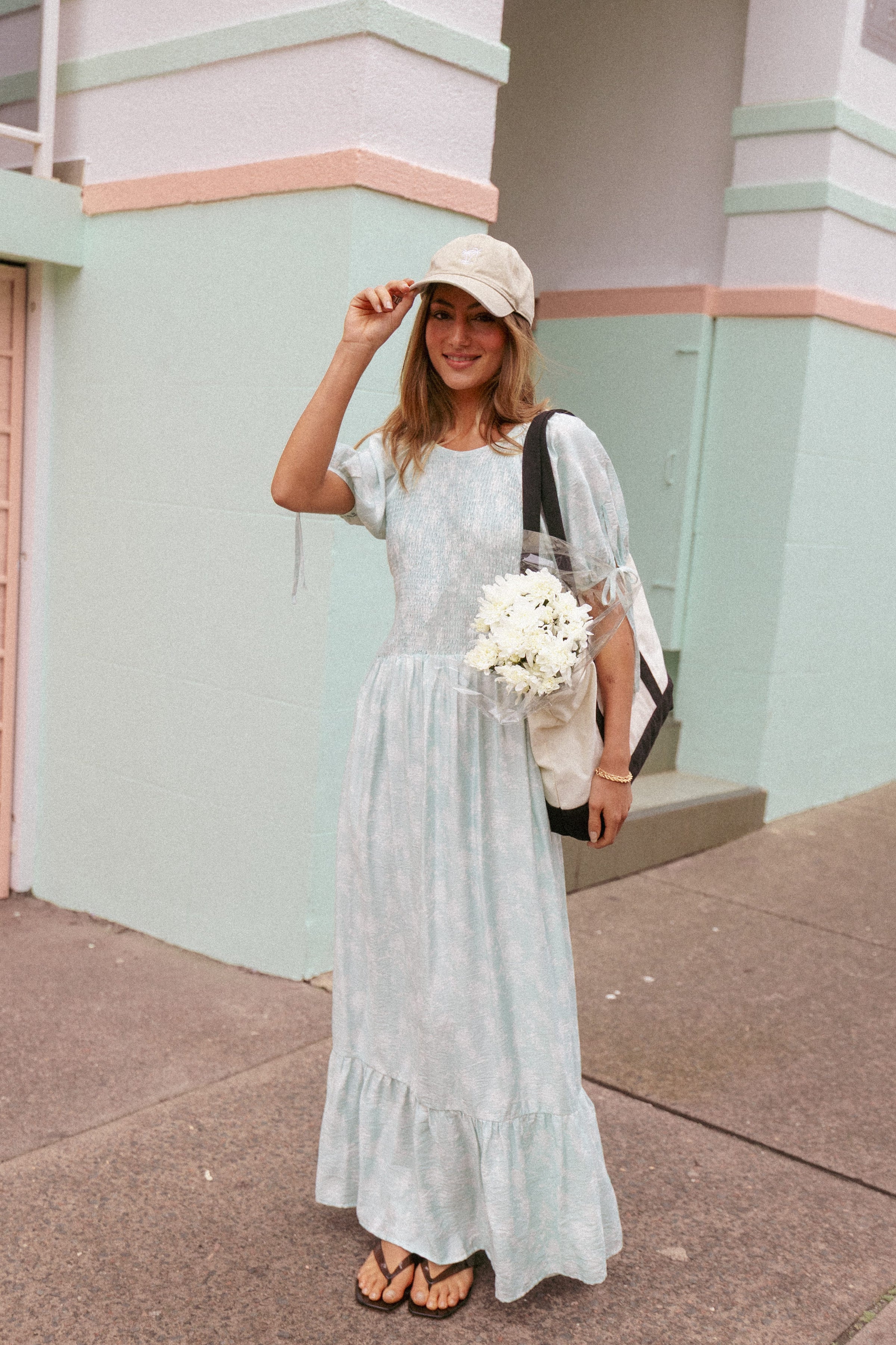 DRESSES Darleen Maxi Dress - Green Spring Floral