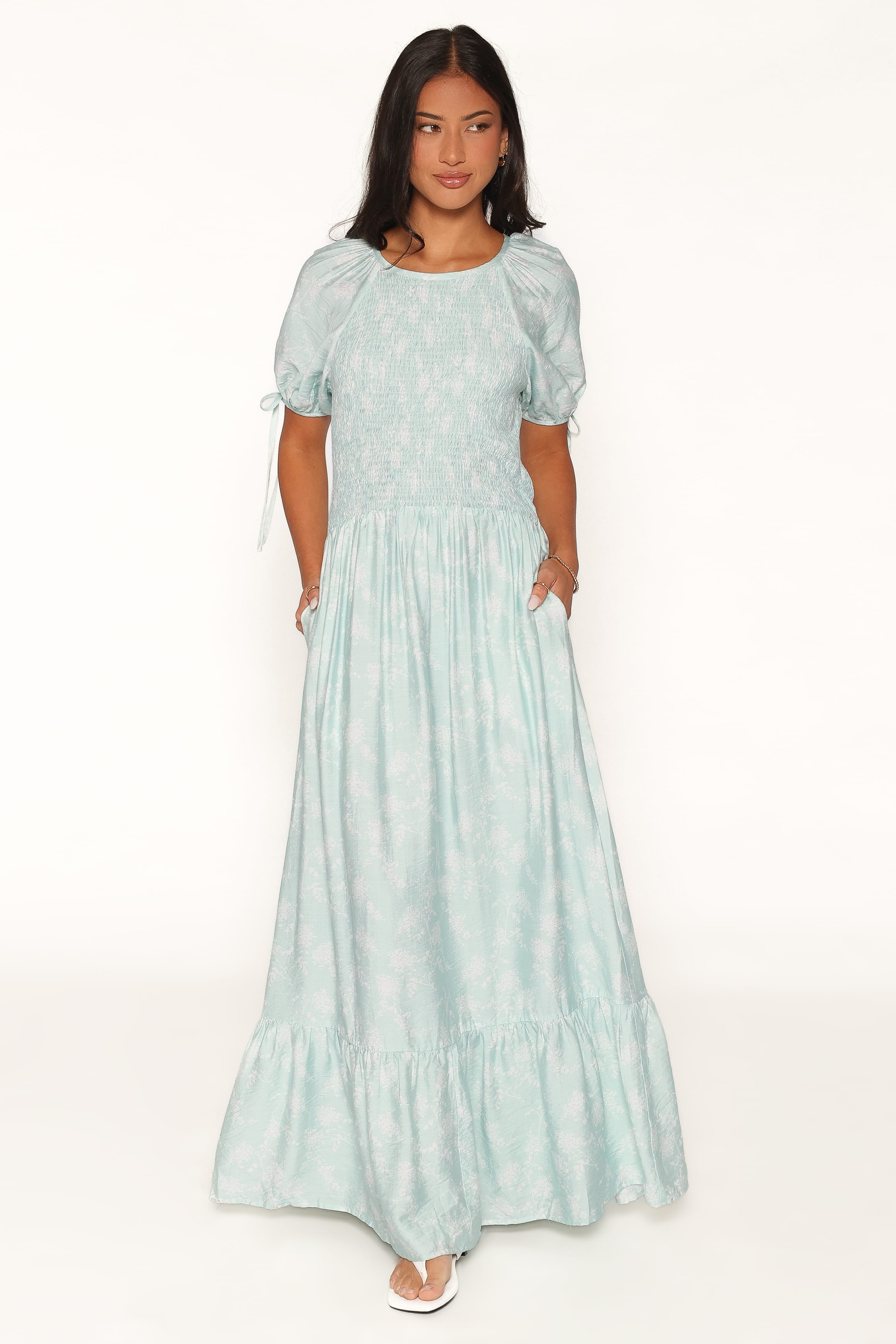 DRESSES Darleen Maxi Dress - Green Spring Floral