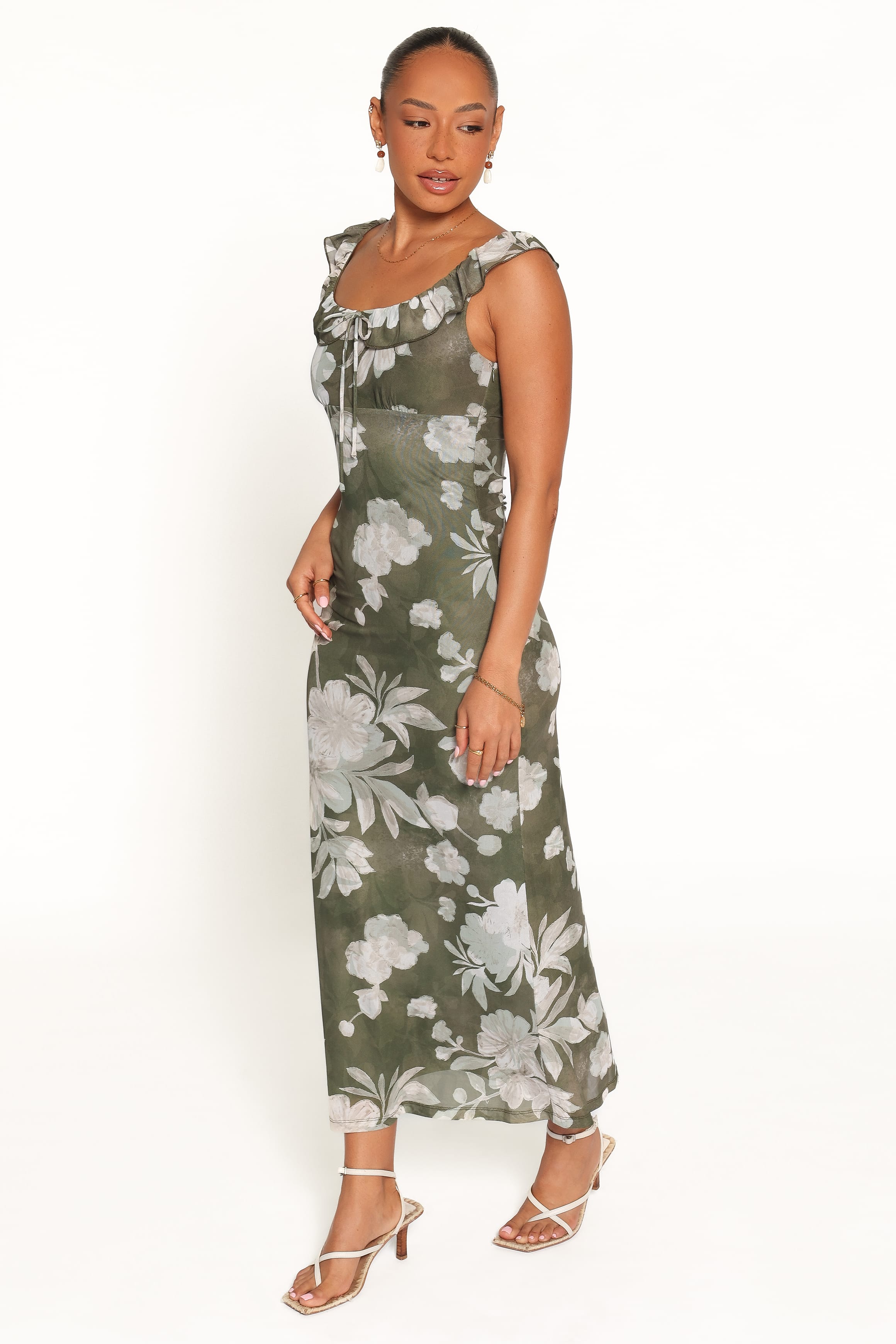 DRESSES Edna Maxi Dress - Green Floral