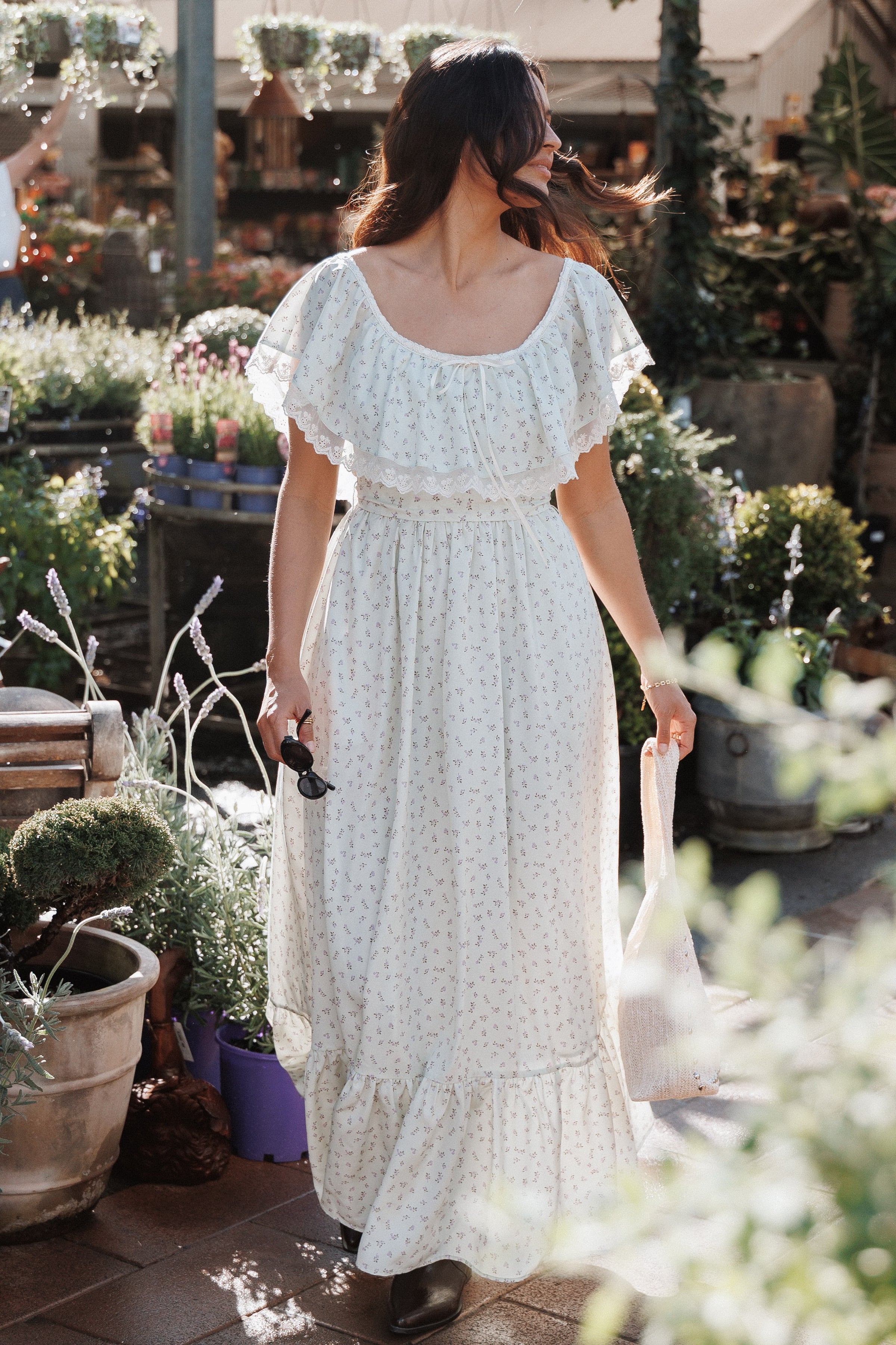 DRESSES Emeryn Midi Dress - Jade Ditsy Floral