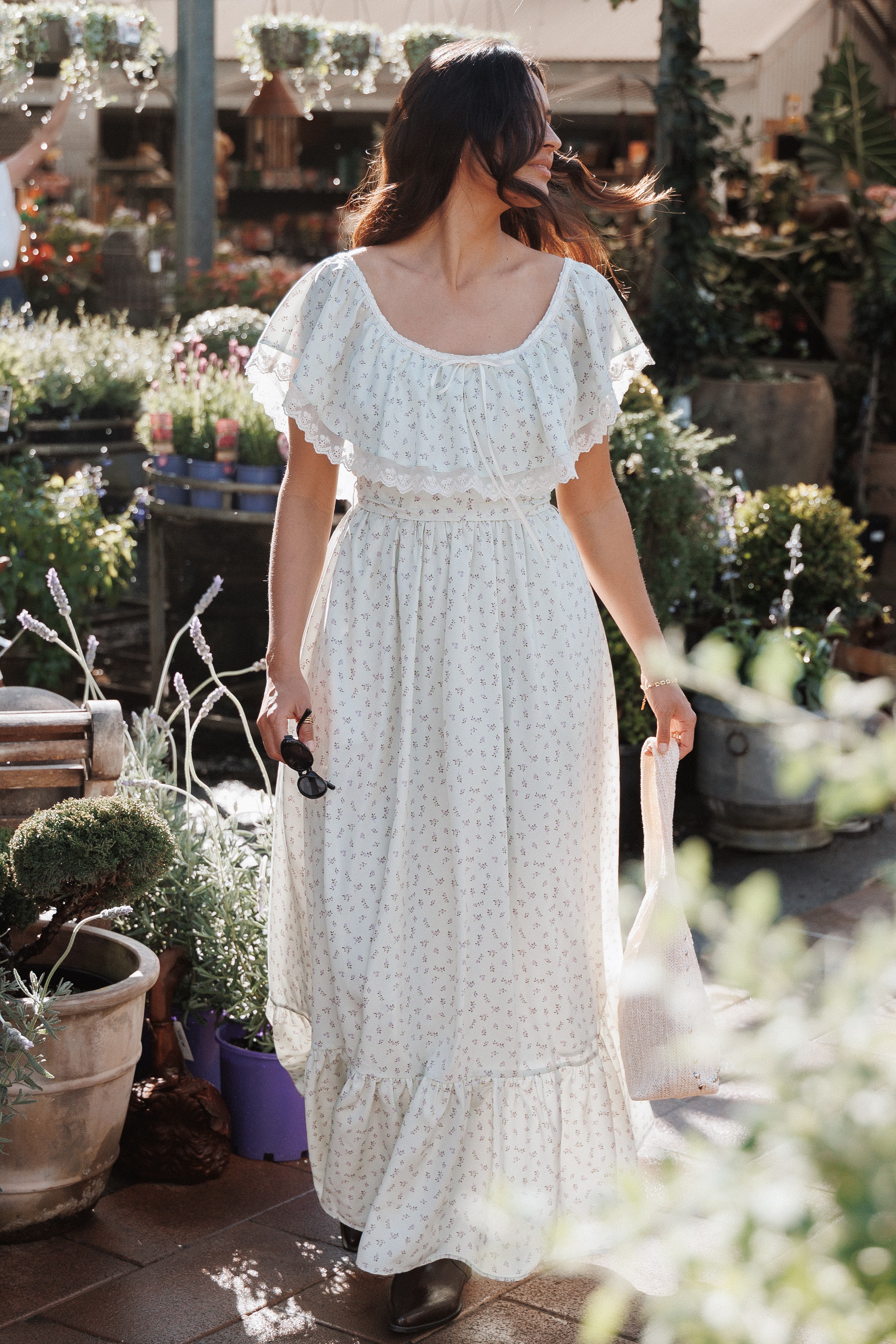 DRESSES Emeryn Midi Dress - Jade Ditsy Floral
