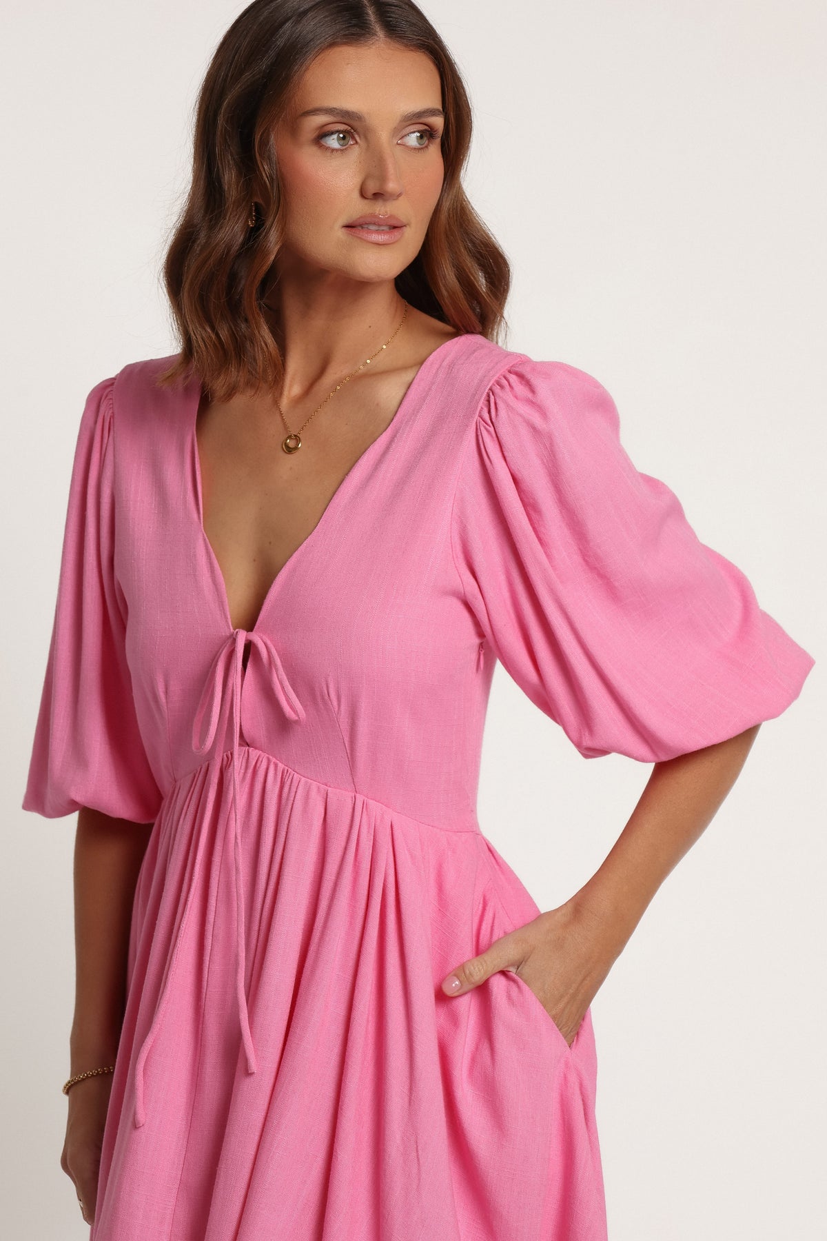 DRESSES Emiko Scallop Mini Dress - Pink