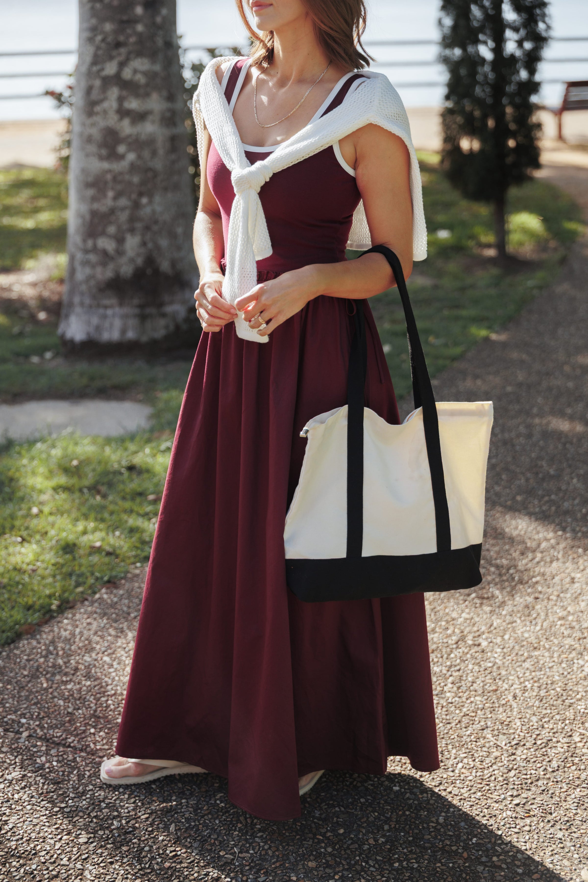 DRESSES Finesse Maxi Dress - Burgundy