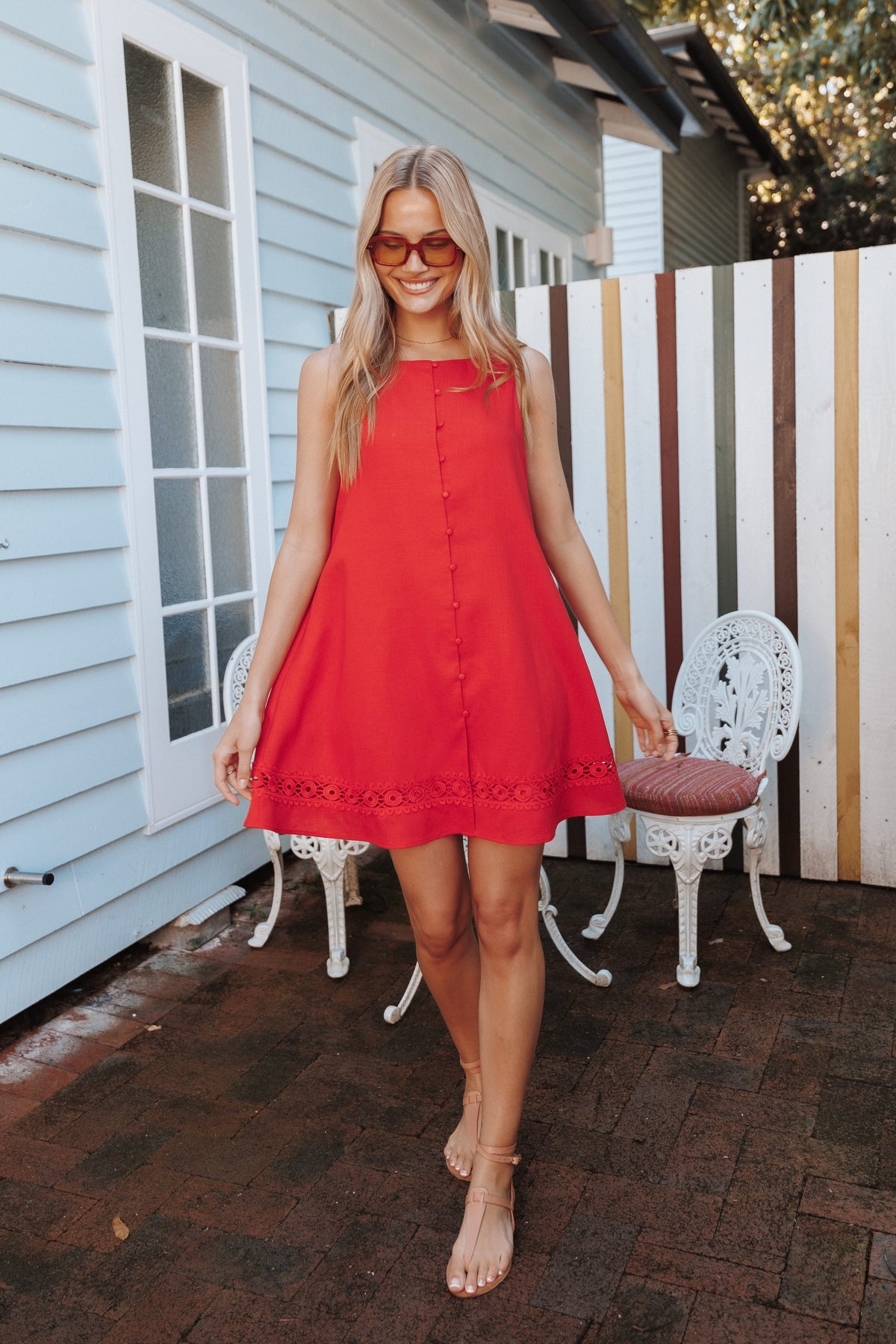 DRESSES Floralyn Mini Dress - Red