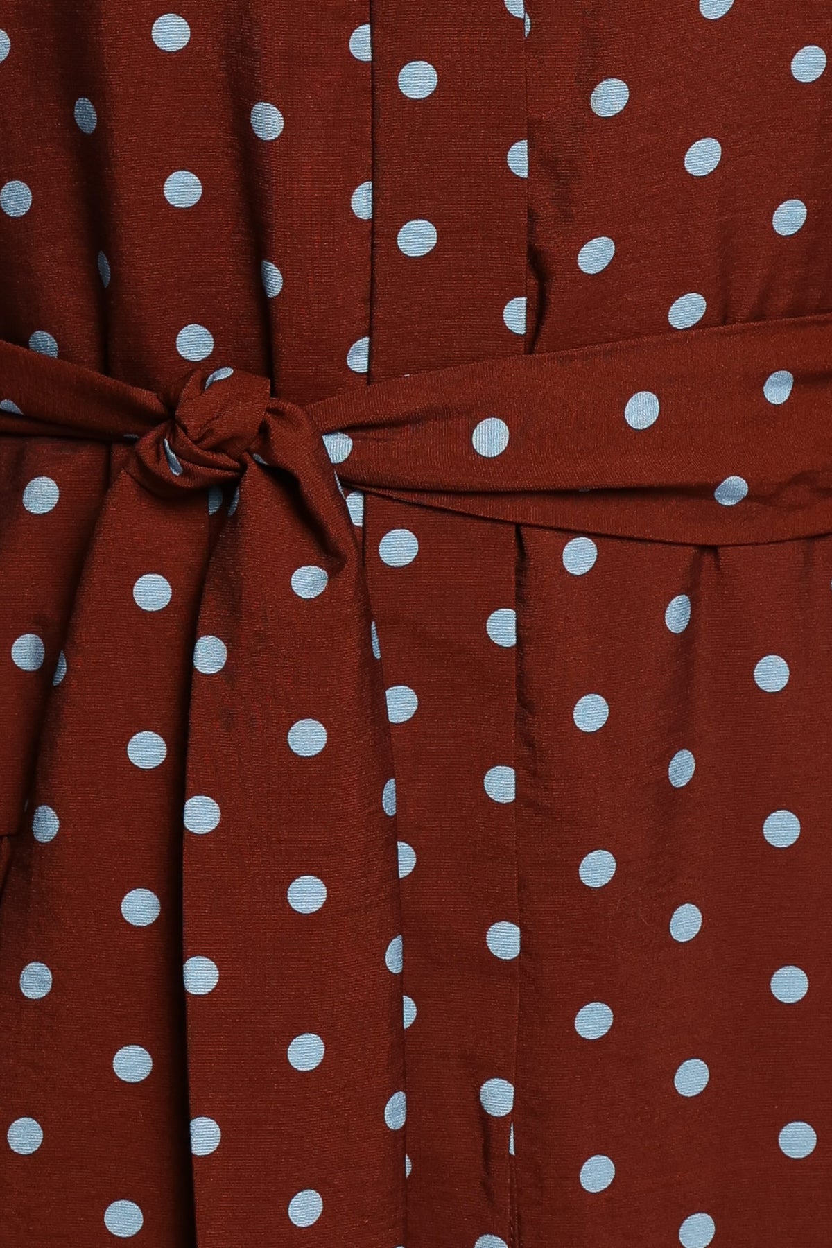 DRESSES Graylen Midi Dress - Brown/Blue Spot