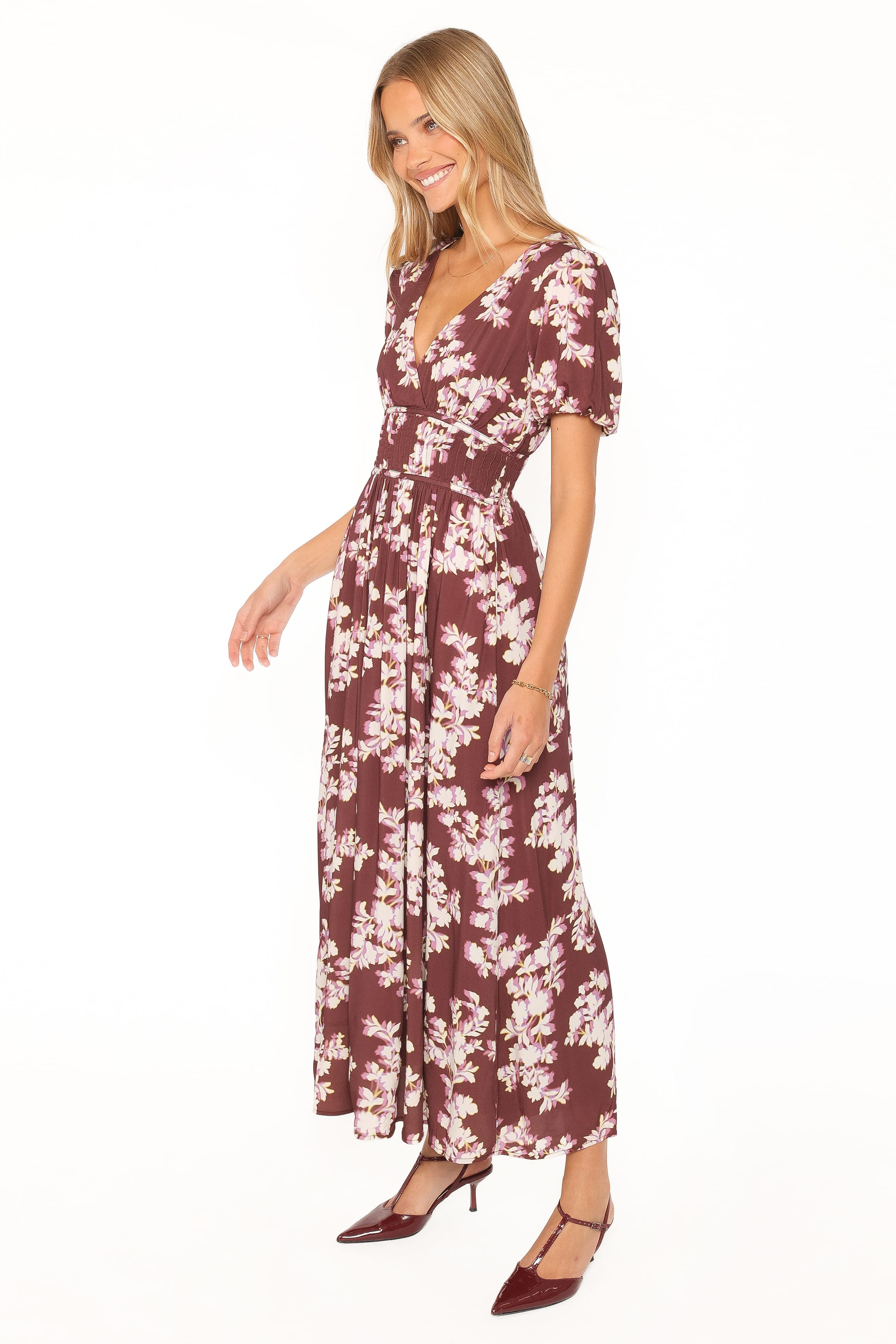 DRESSES Henny Maxi Dress - Pink Rum Floral