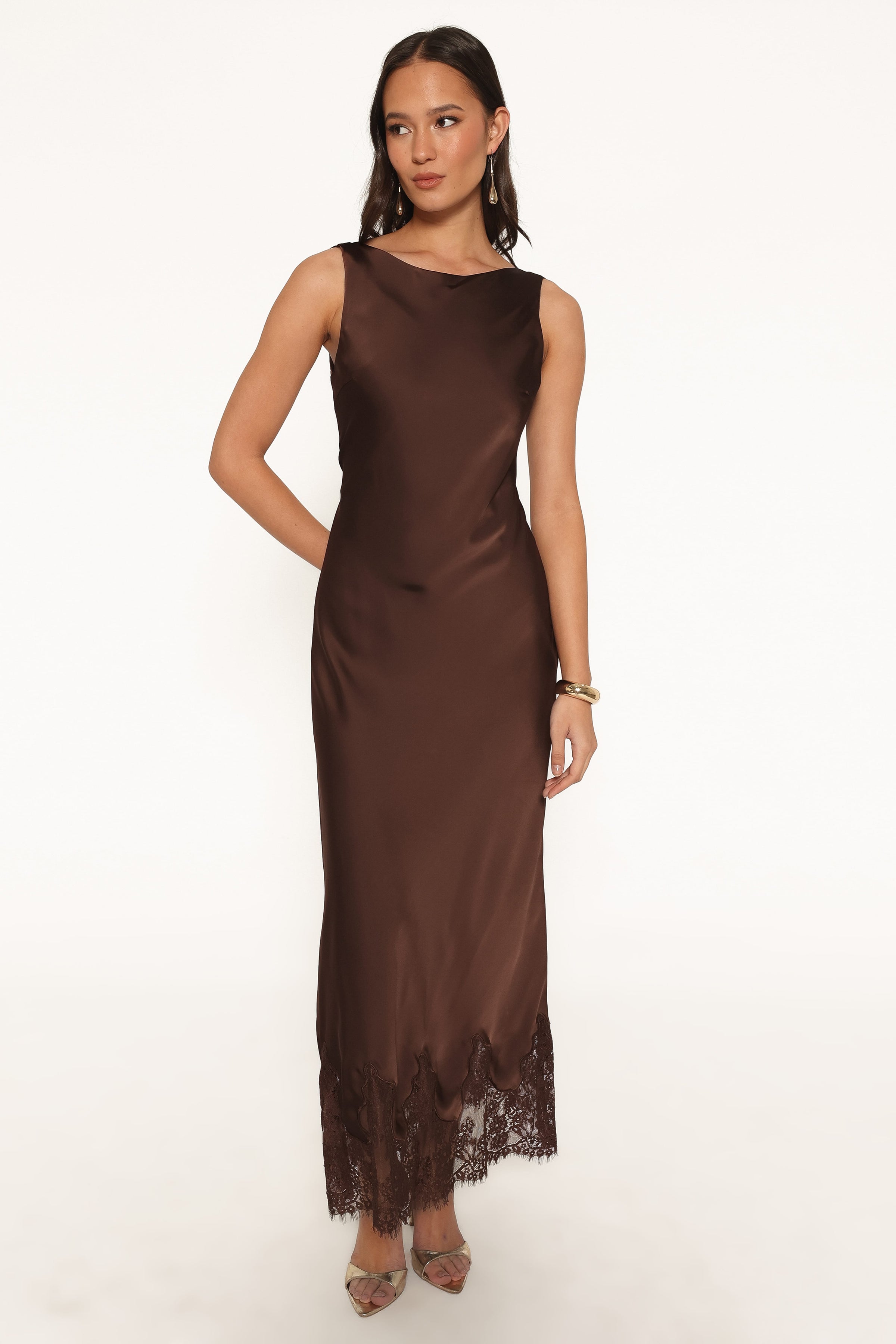 DRESSES Honey Maxi Dress - Chocolate Brown