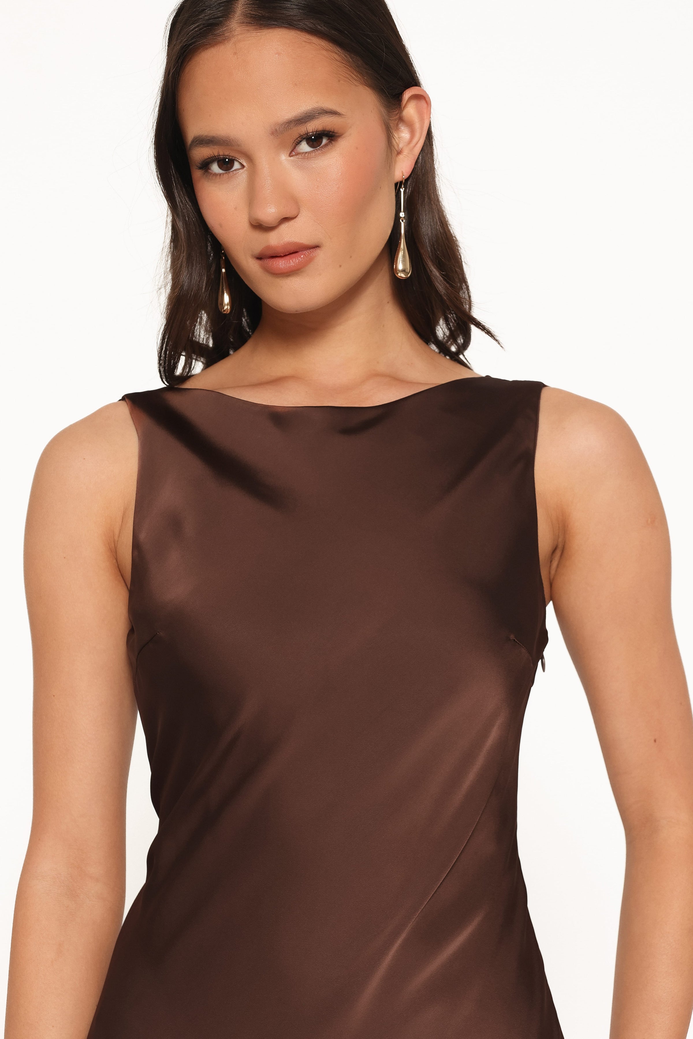 DRESSES Honey Maxi Dress - Chocolate Brown