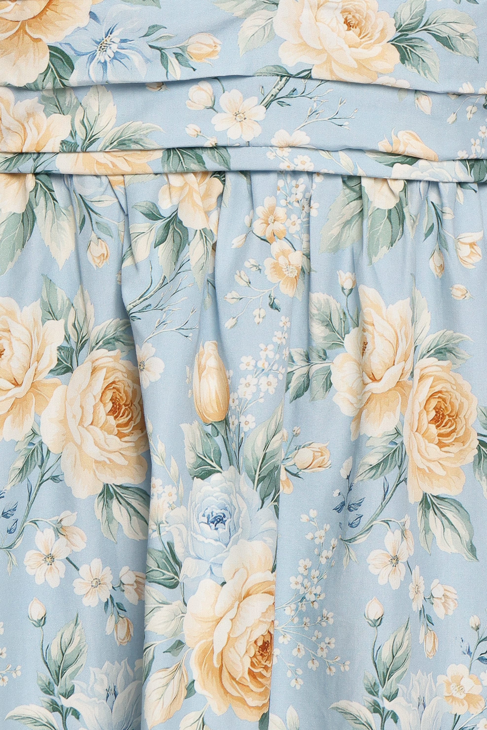 DRESSES Ivara Strapless Maxi Dress - Blue Vintage Floral