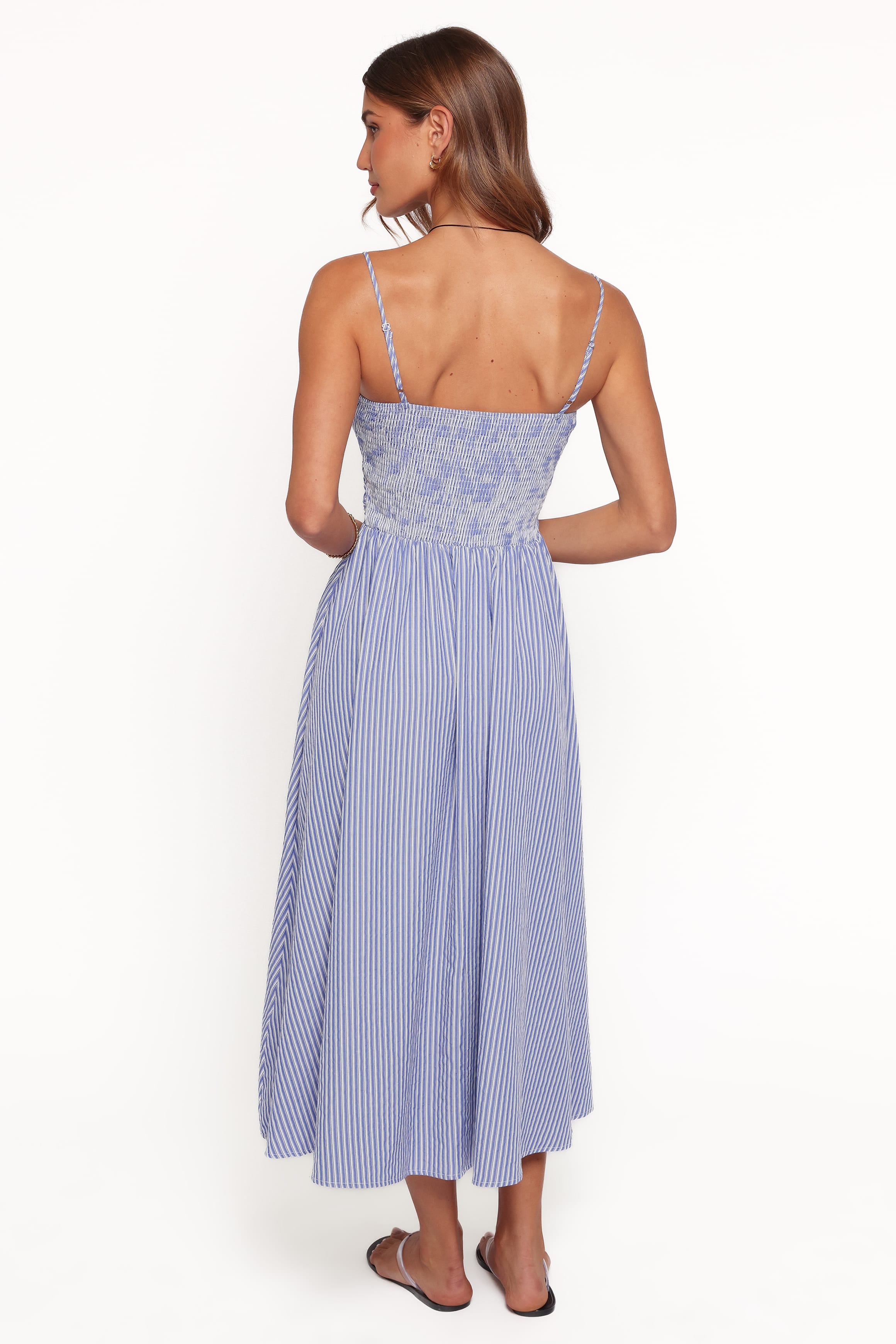 DRESSES Jilara Midi Dress - Blue Stripe