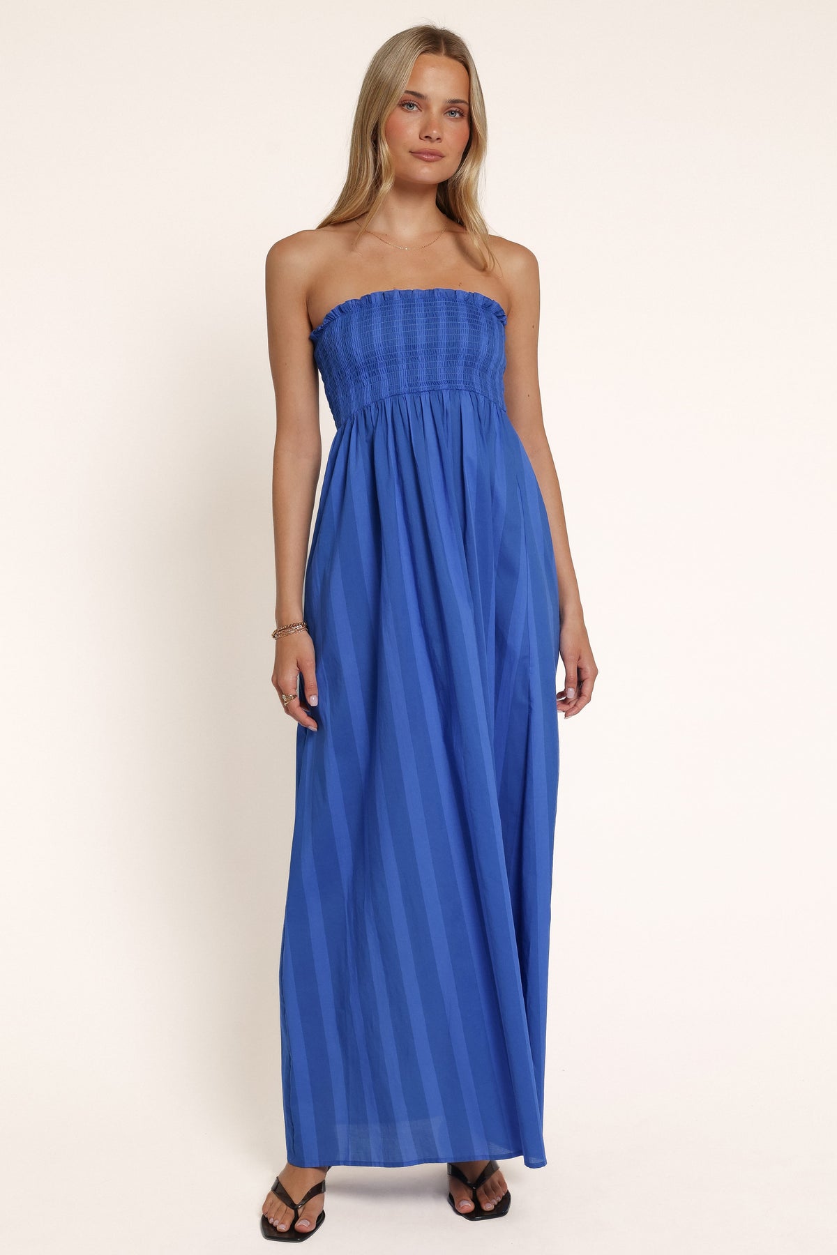 DRESSES Kaelis Maxi Dress - Electric Blue Stripe