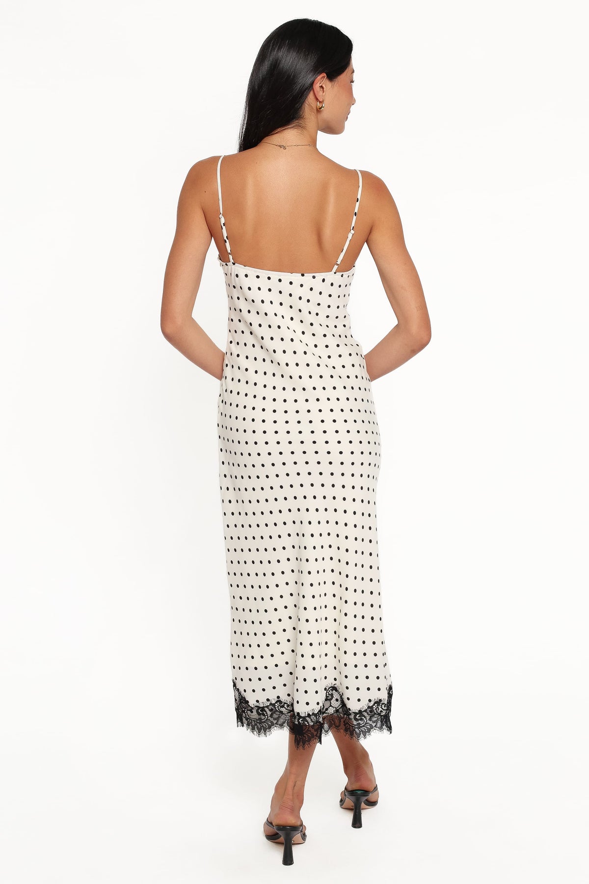 DRESSES Kalista Midi Dress - Cream Polka Dot