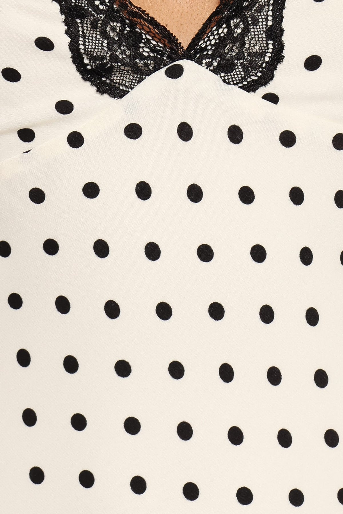 DRESSES Kalista Midi Dress - Cream Polka Dot
