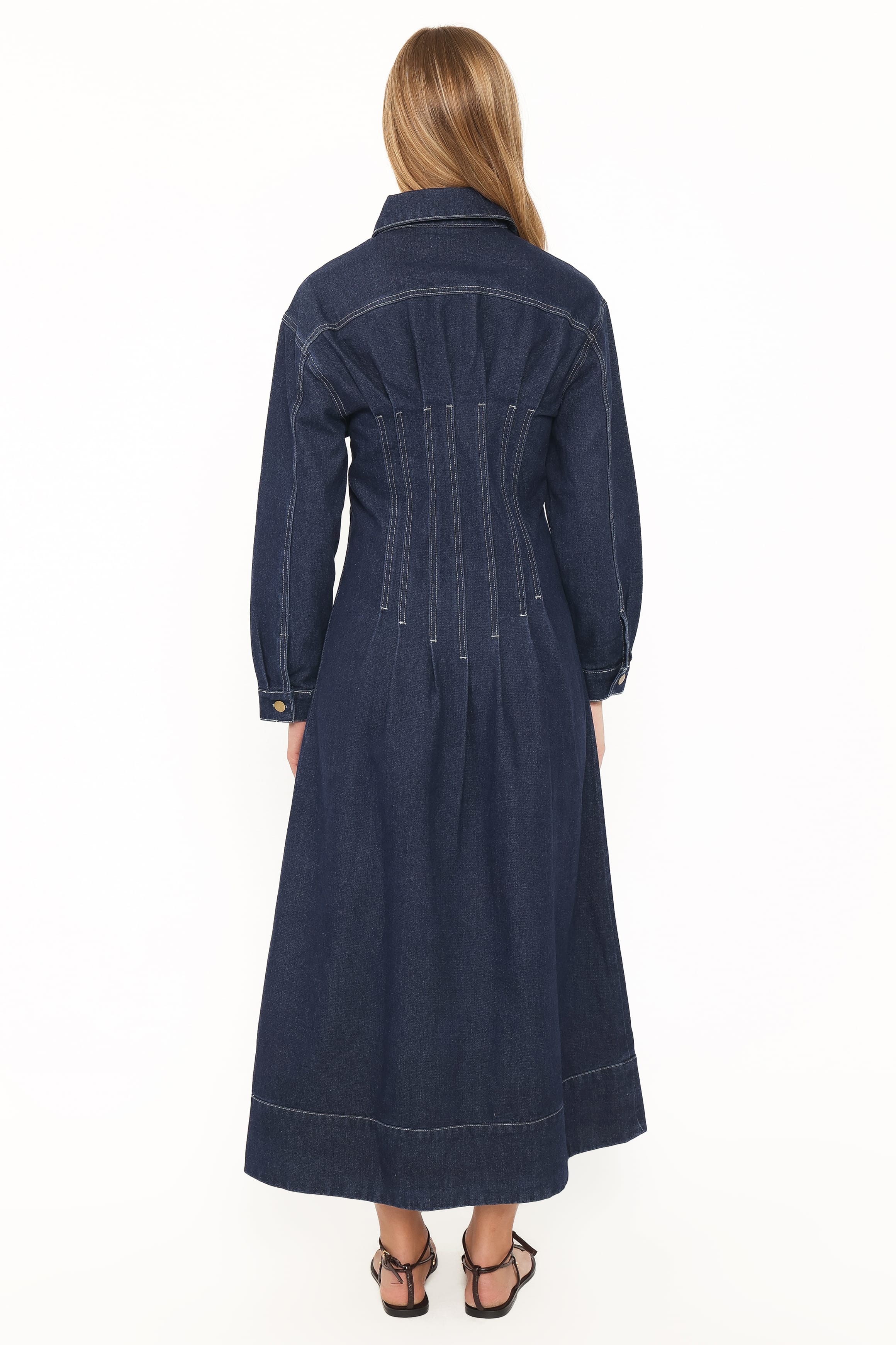 DRESSES Karlen Denim Maxi Dress - Indigo