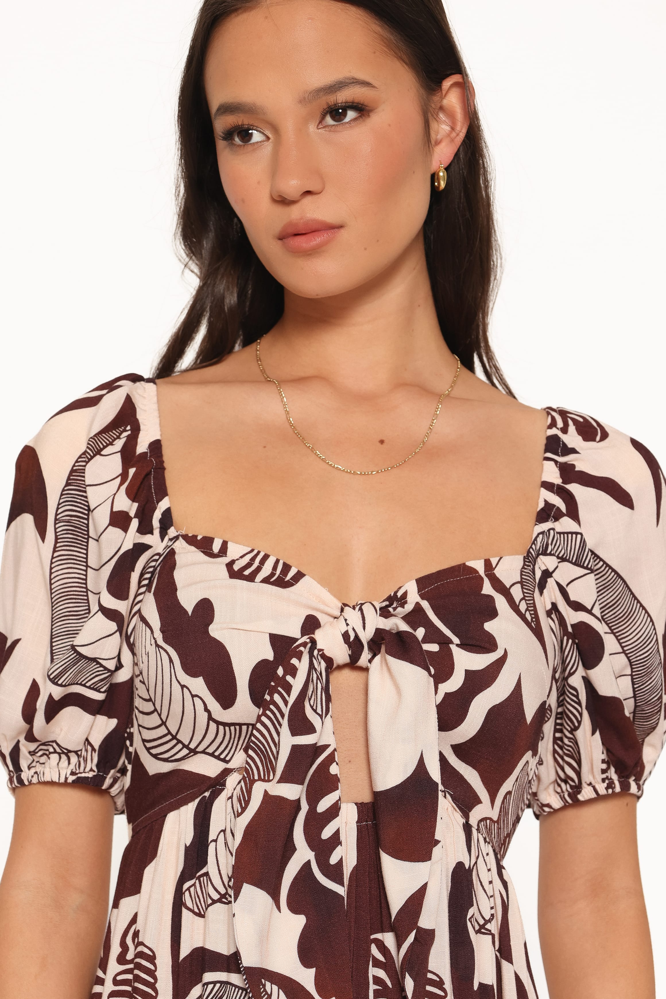 DRESSES Kepner Maxi Dress - Brown Floral