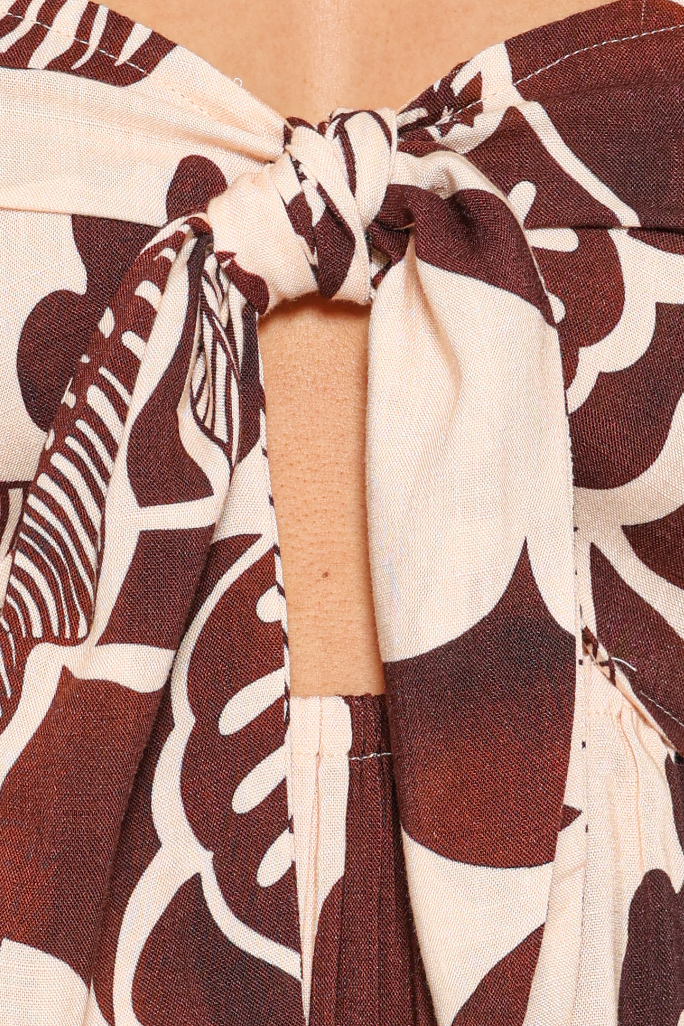 DRESSES Kepner Maxi Dress - Brown Floral