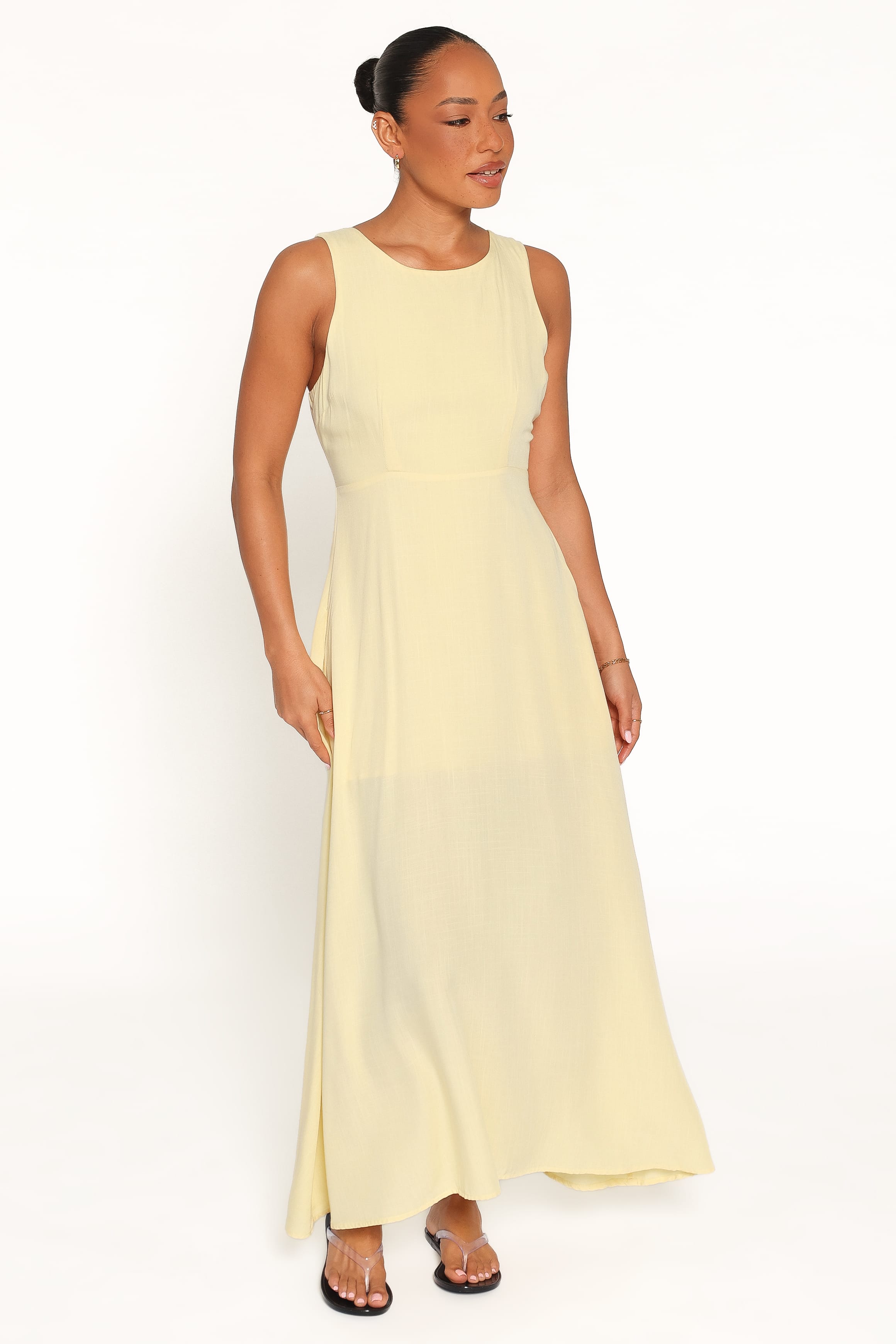 DRESSES Kerrin Midi Dress - Butter Yellow