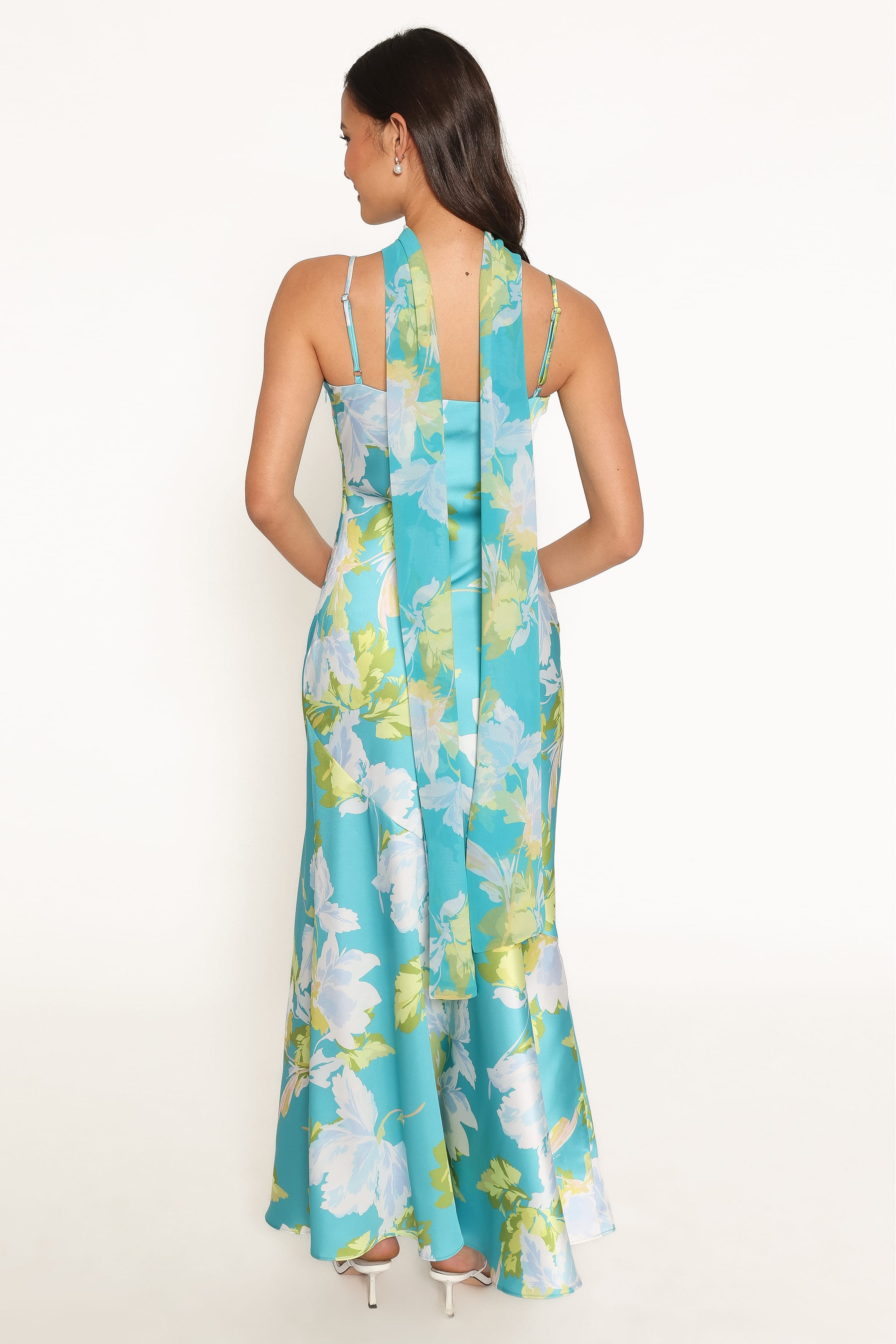 DRESSES Kinara Maxi Dress - Aqua Floral