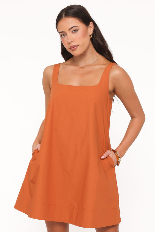 DRESSES Kora Mini Dress - Burnt Orange