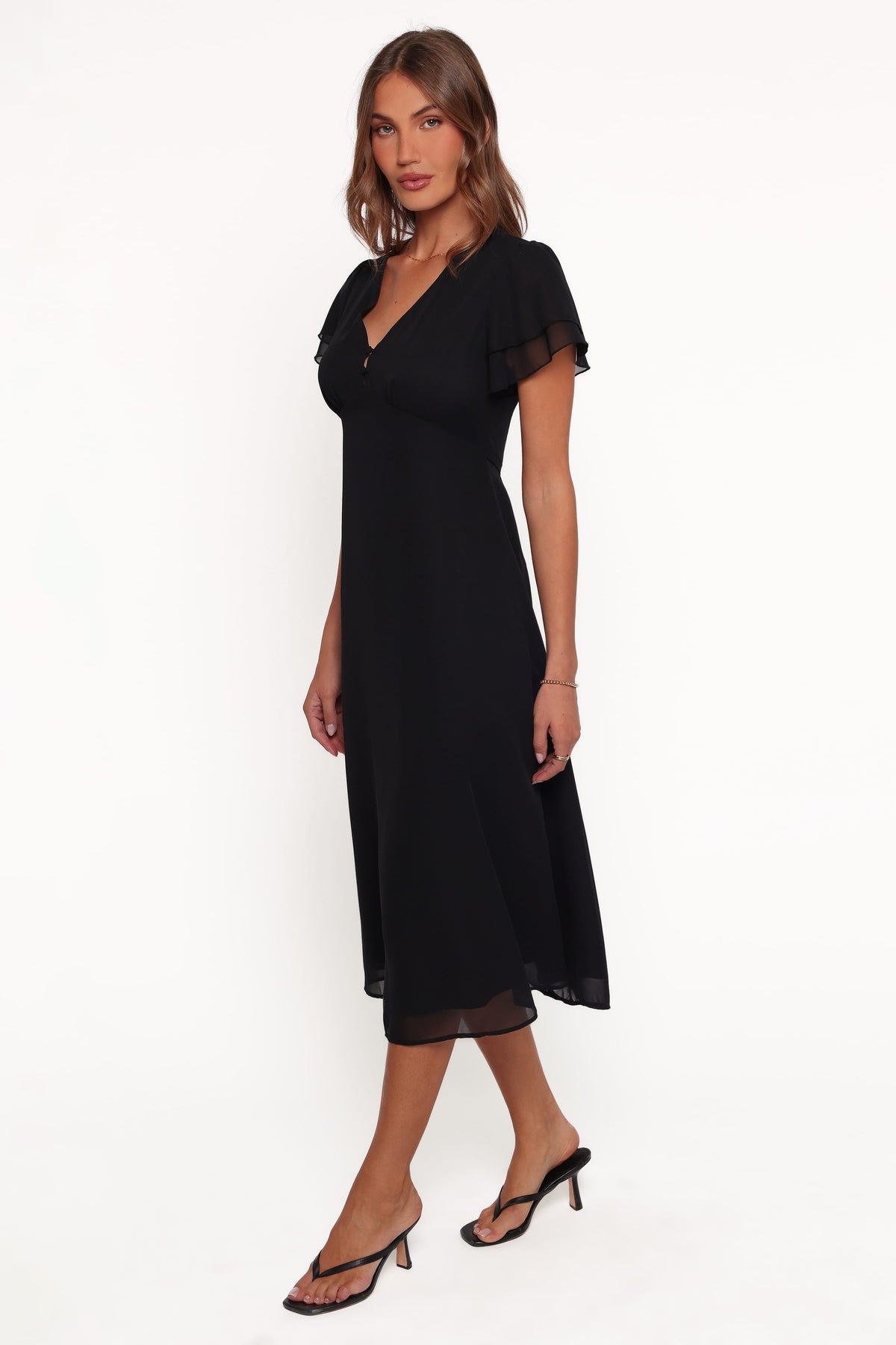 DRESSES Laurina Midi Dress - Black