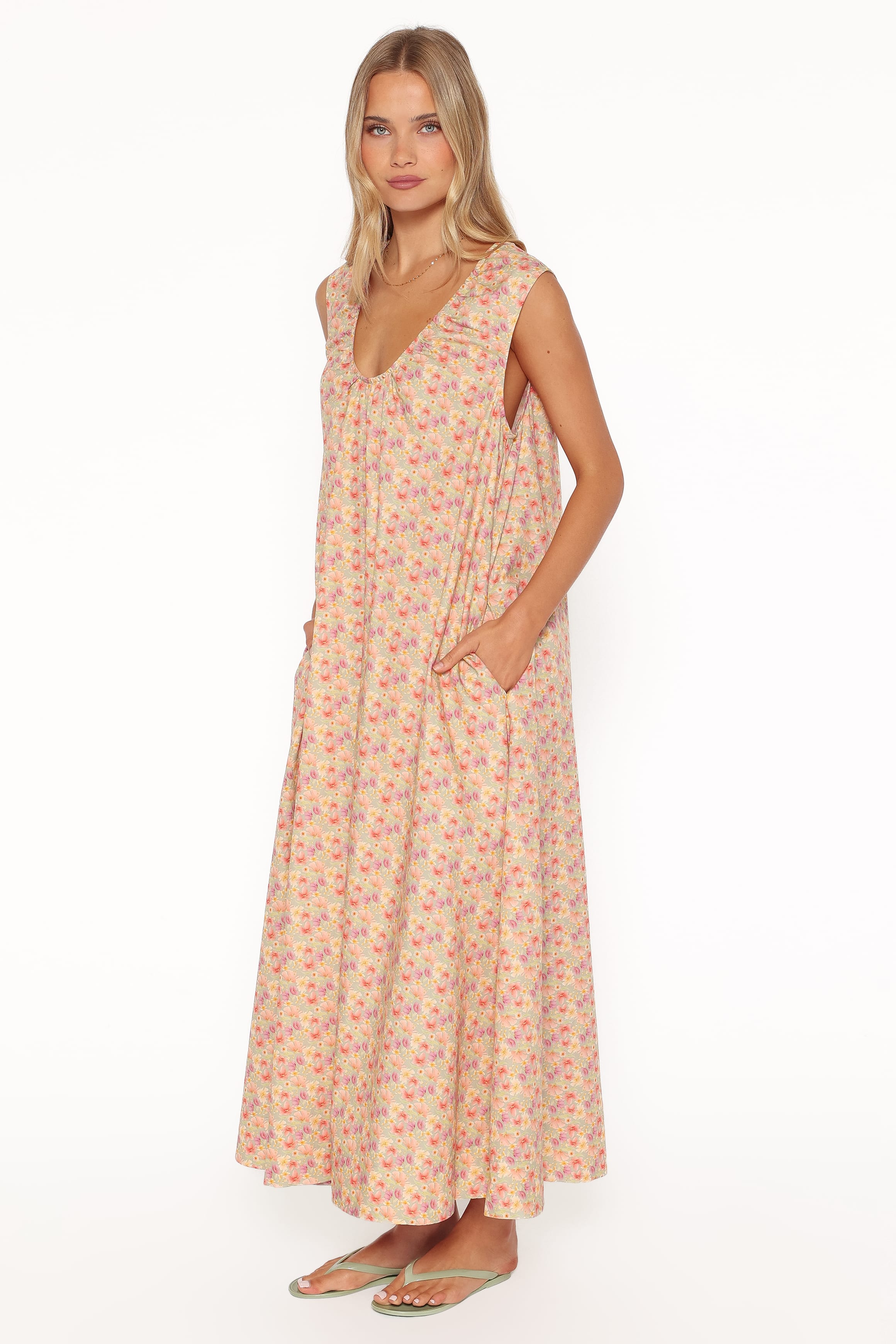 DRESSES Laurita Maxi Dress - Sage Wildflower