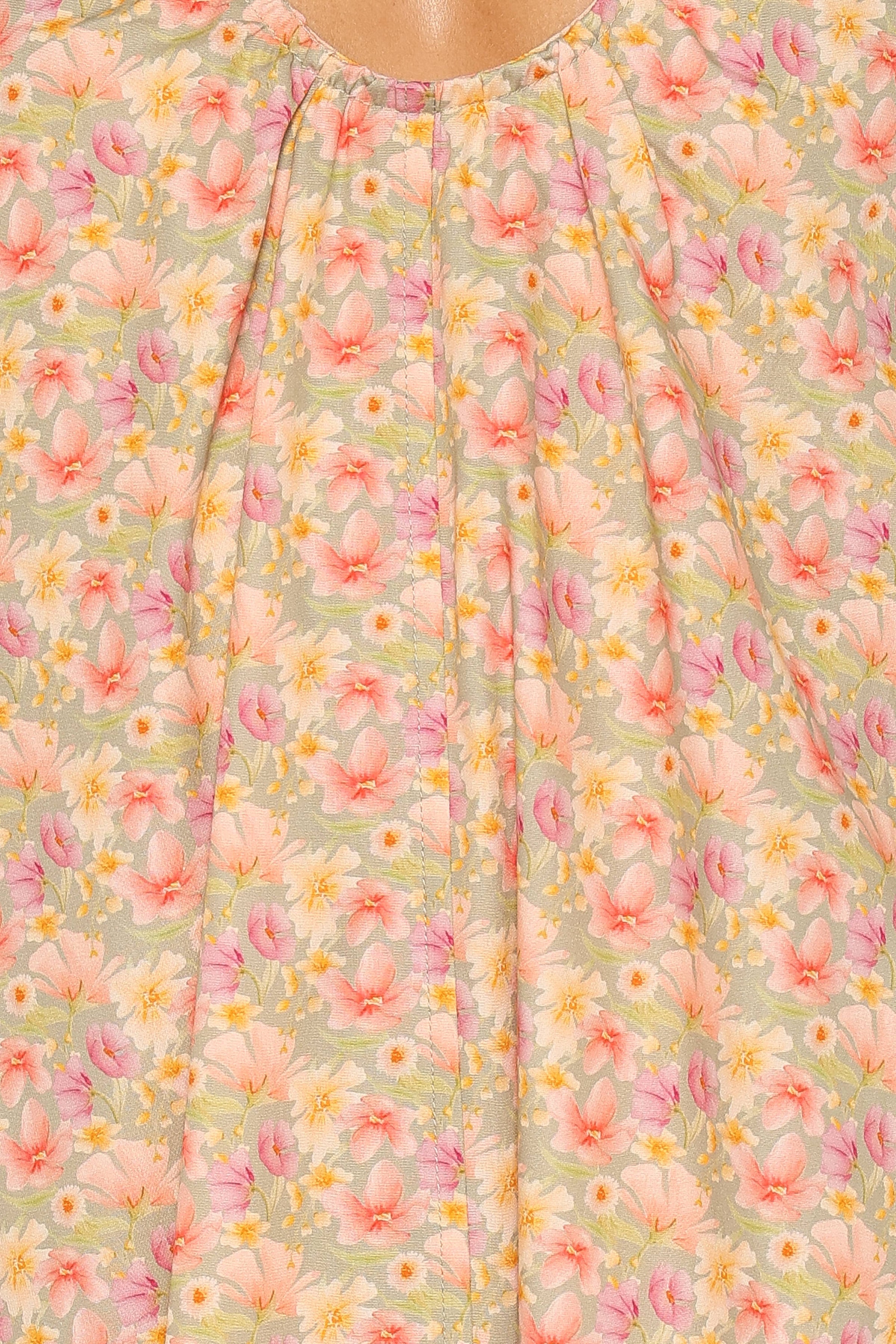DRESSES Laurita Maxi Dress - Sage Wildflower