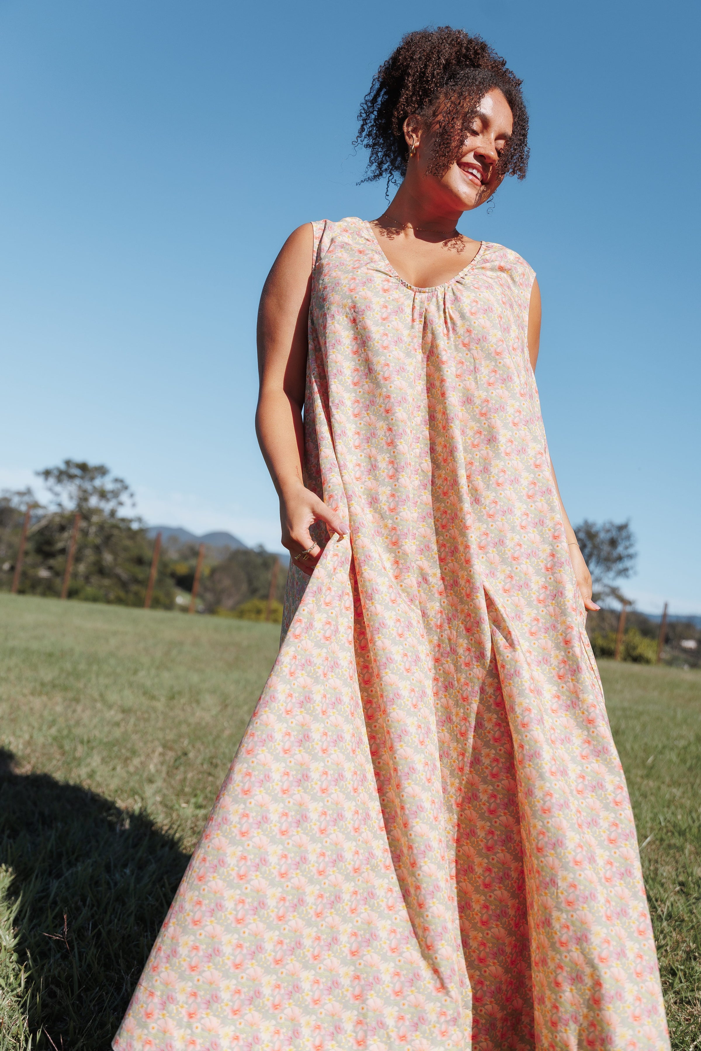 DRESSES Laurita Maxi Dress - Sage Wildflower
