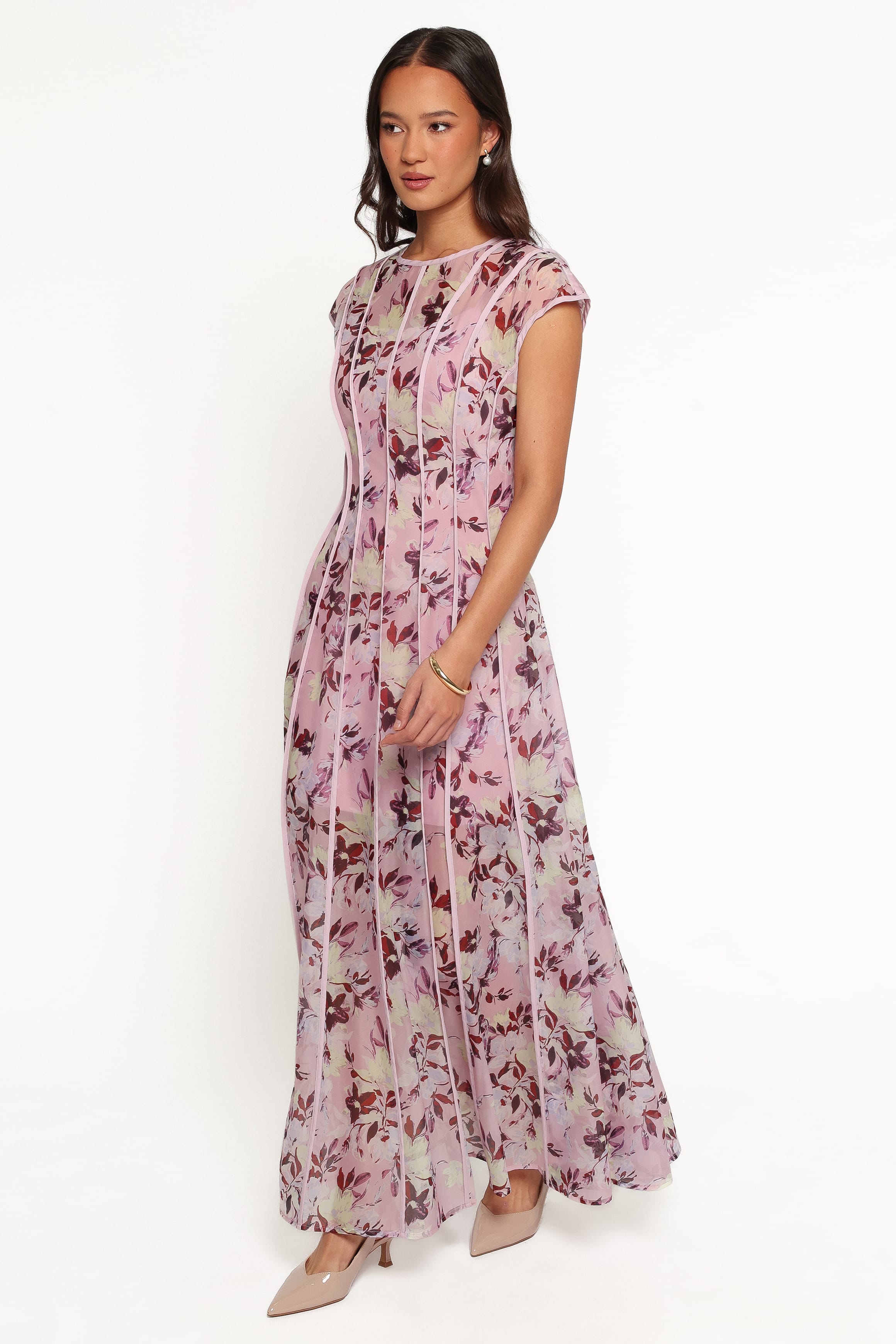 DRESSES Livio Maxi Dress - Lilac Floral