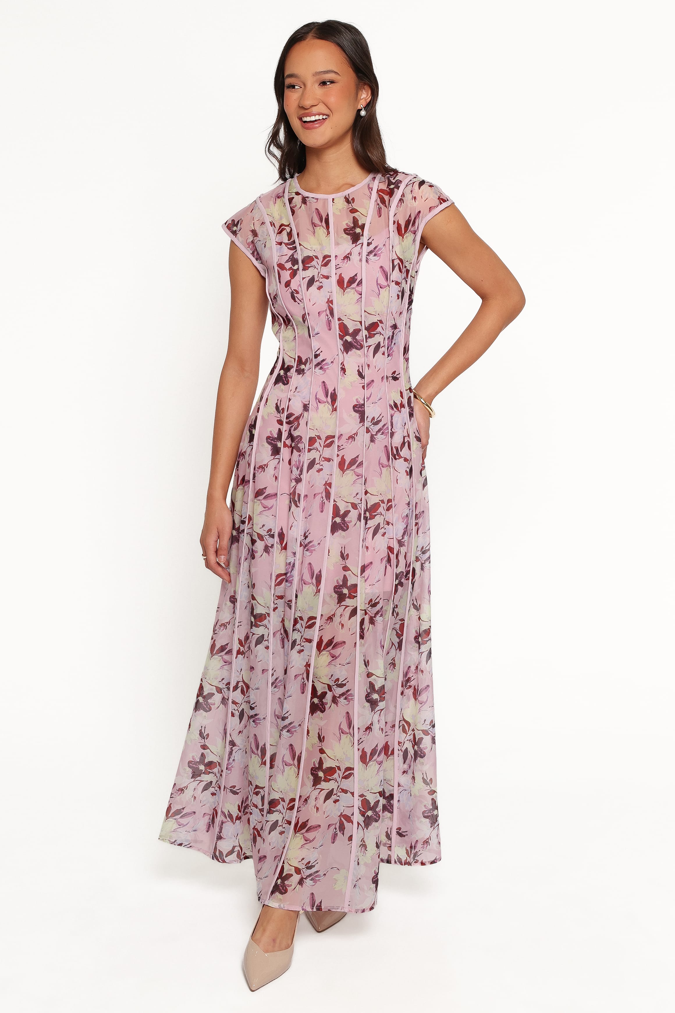 DRESSES Livio Maxi Dress - Lilac Floral