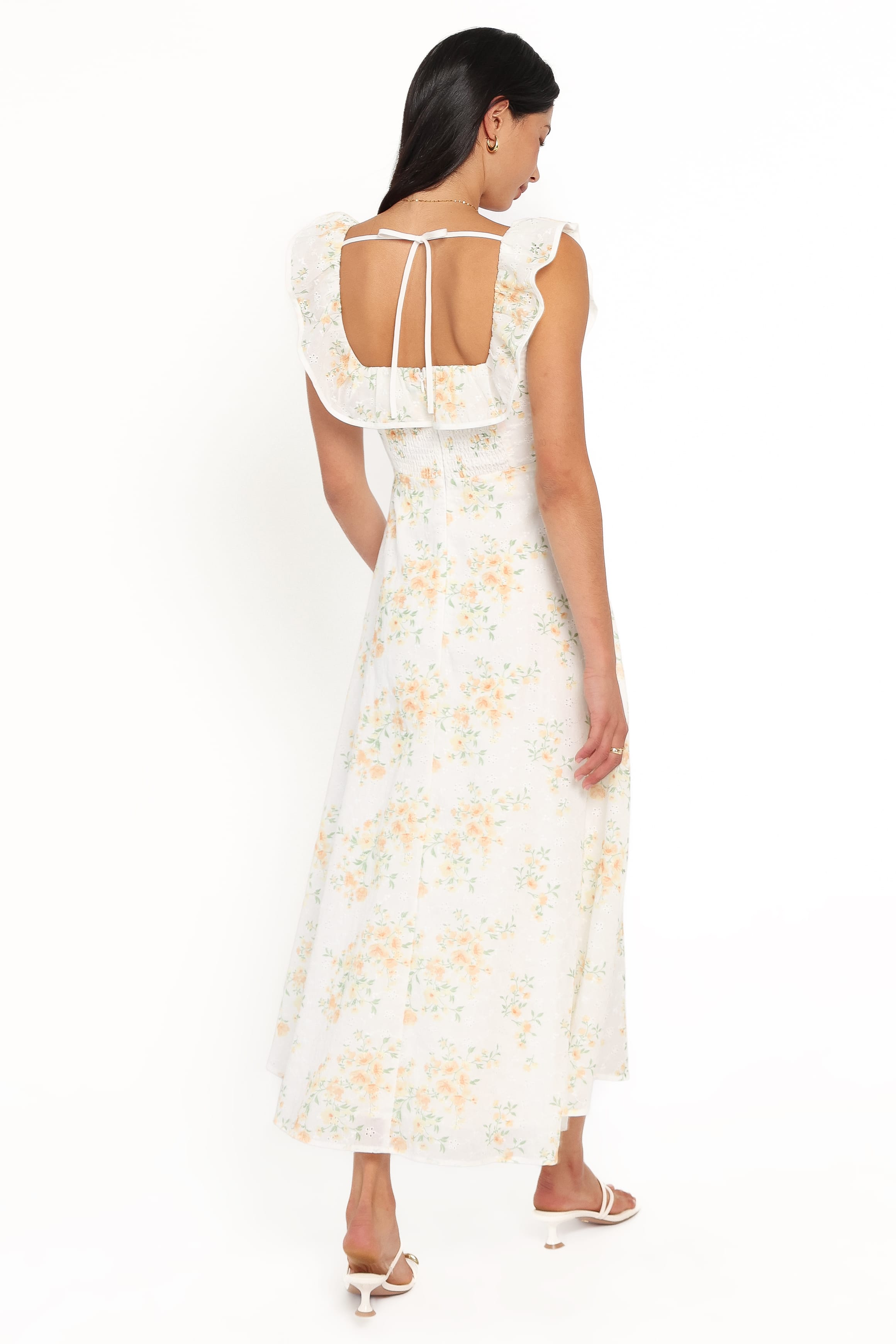 DRESSES Lucille Maxi Dress - Yellow Floral