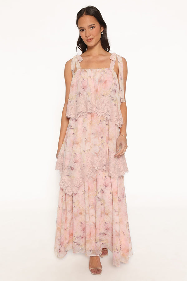 DRESSES Lunella Maxi Dress - Pink Floral