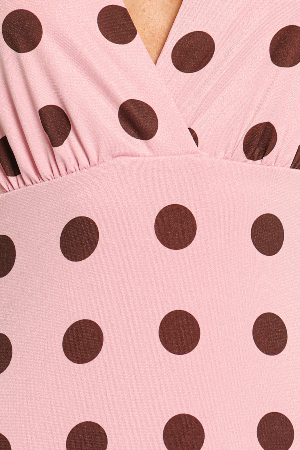 DRESSES Lyndell Halterneck Maxi Dress - Pink Dot