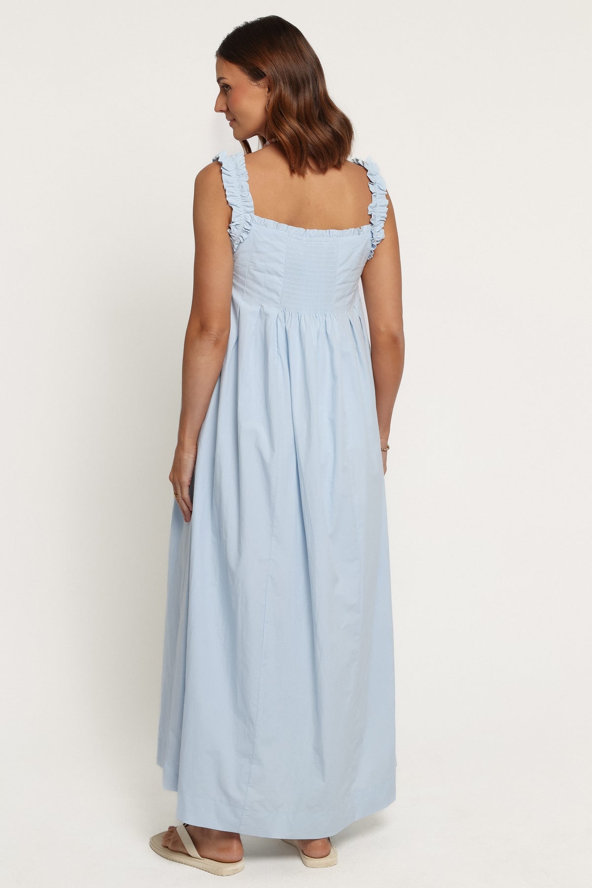 DRESSES Madalyn Pleated Midi Dress - Light Blue