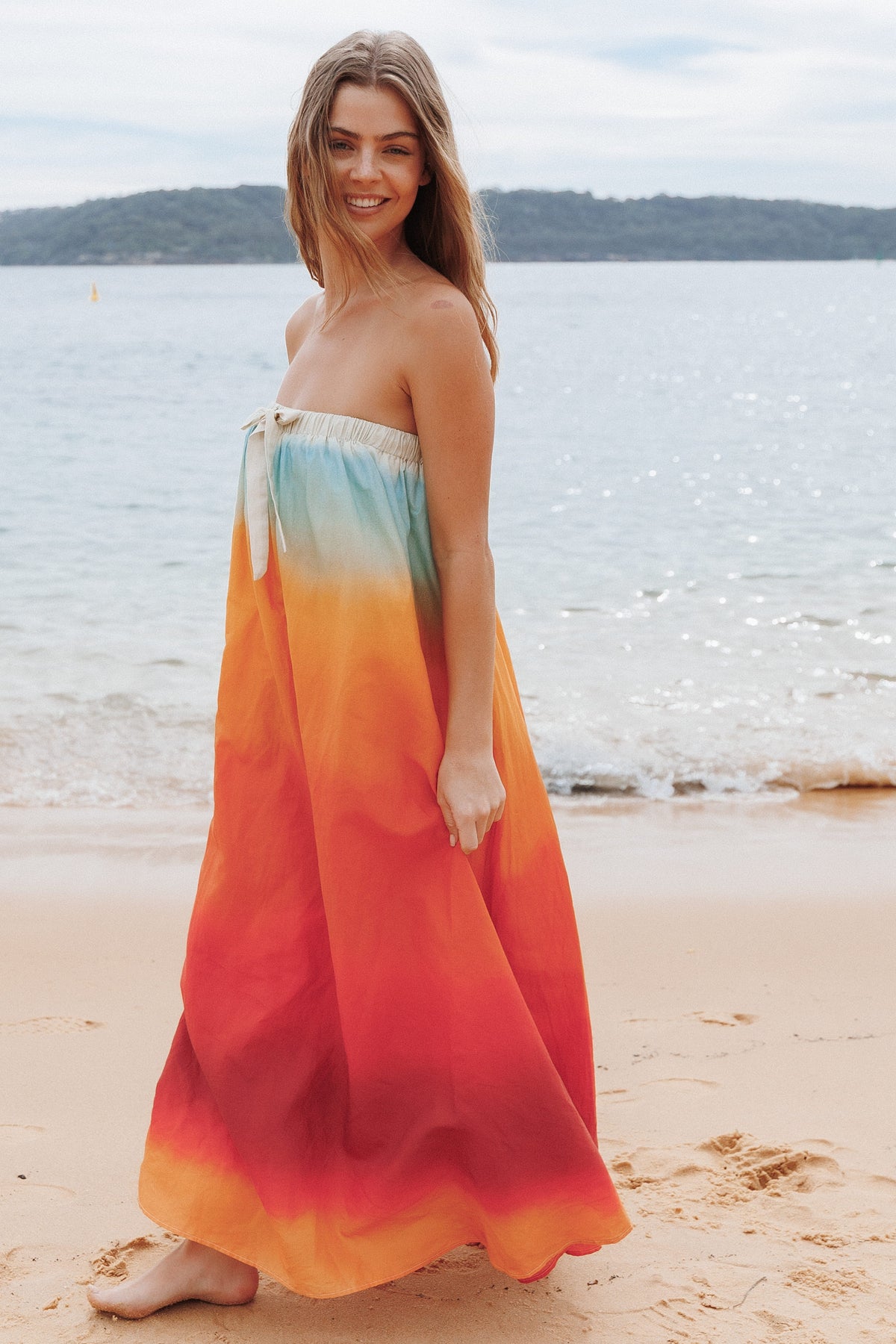 DRESSES Maristela Maxi Dress - Orange Sunset