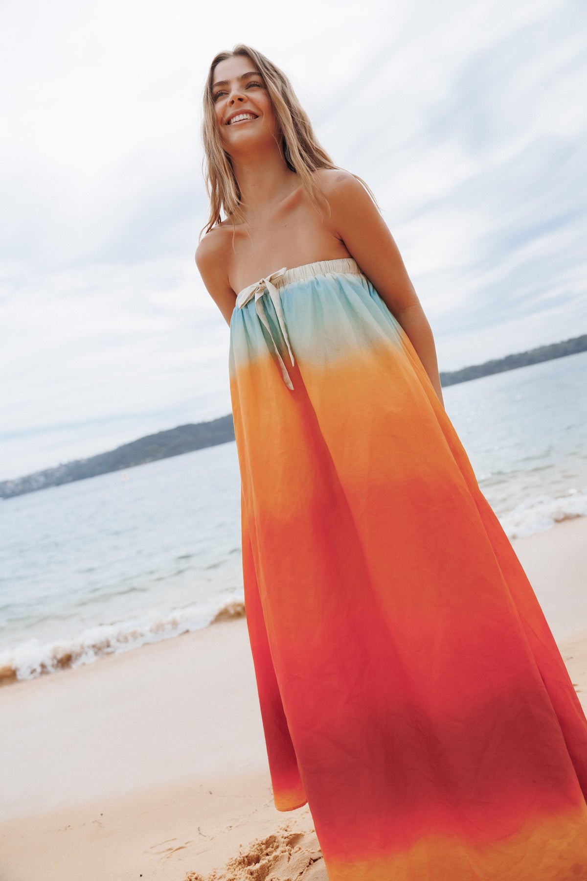DRESSES Maristela Maxi Dress - Orange Sunset