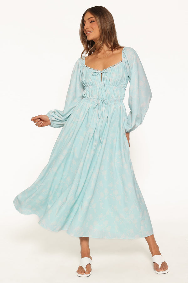 DRESSES Maureen Maxi Dress - Green Spring Ditsy