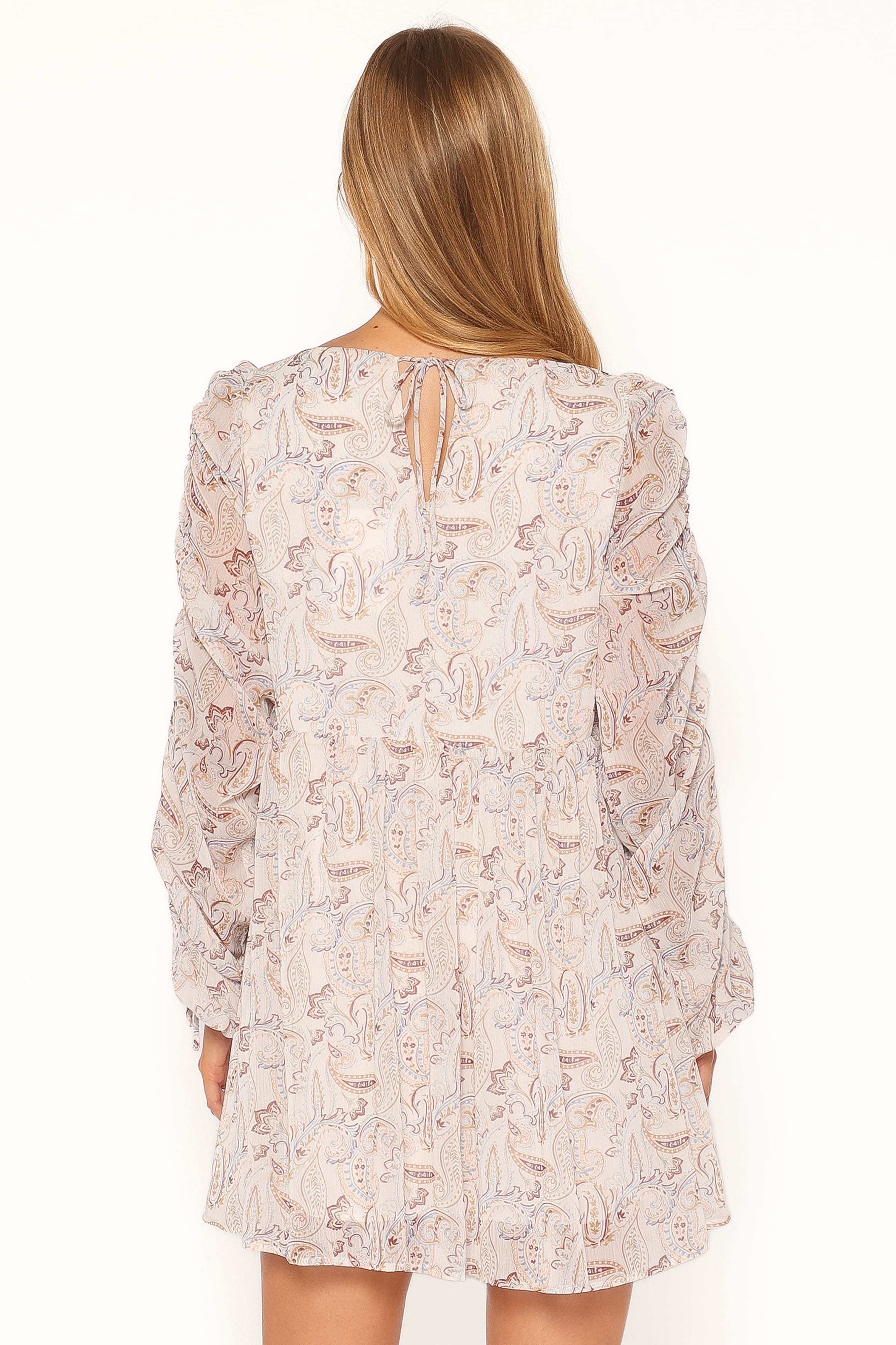 DRESSES Micaela Long Sleeve Mini Dress - Paisley