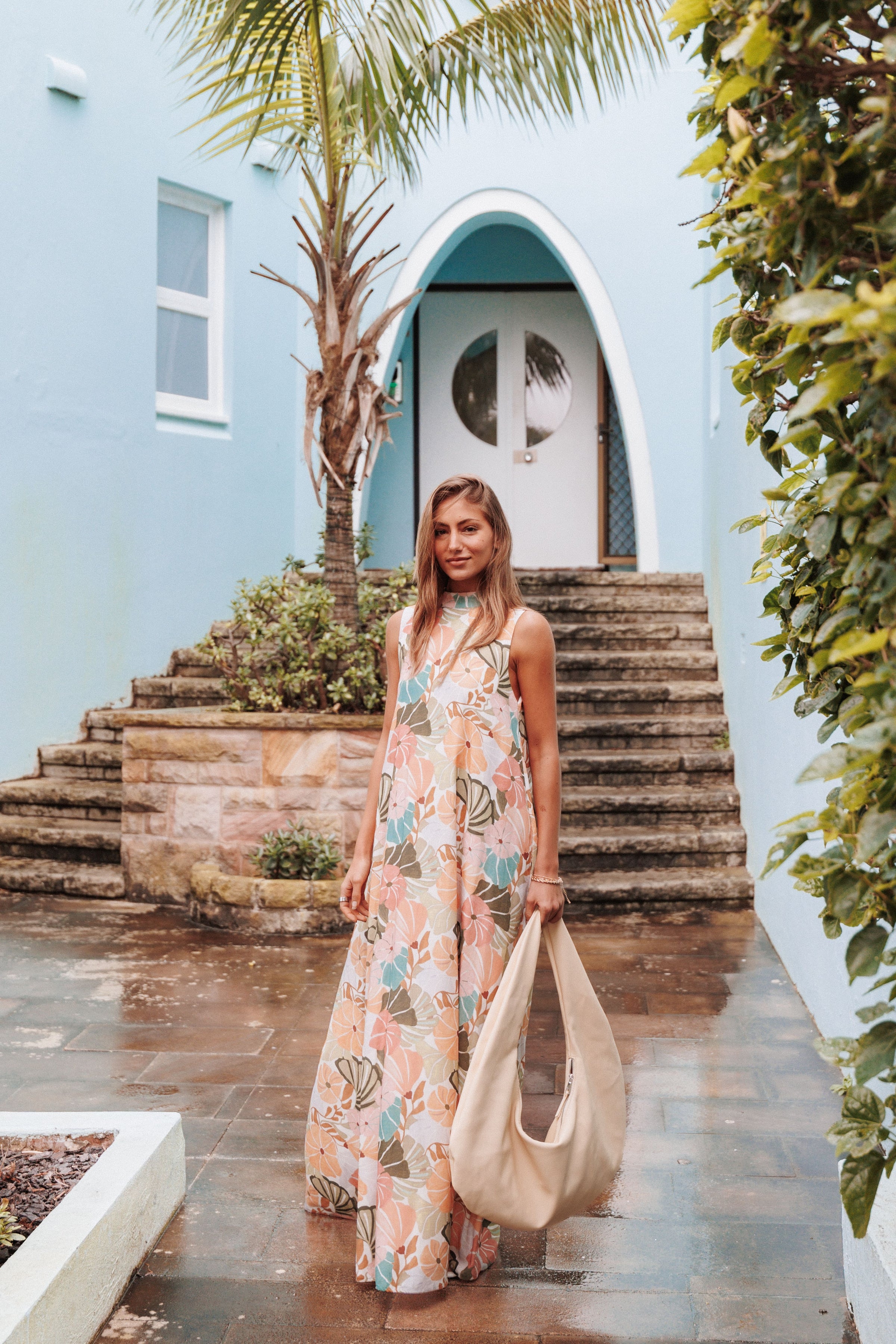 DRESSES Mindie Maxi Dress - Retro Orange Floral