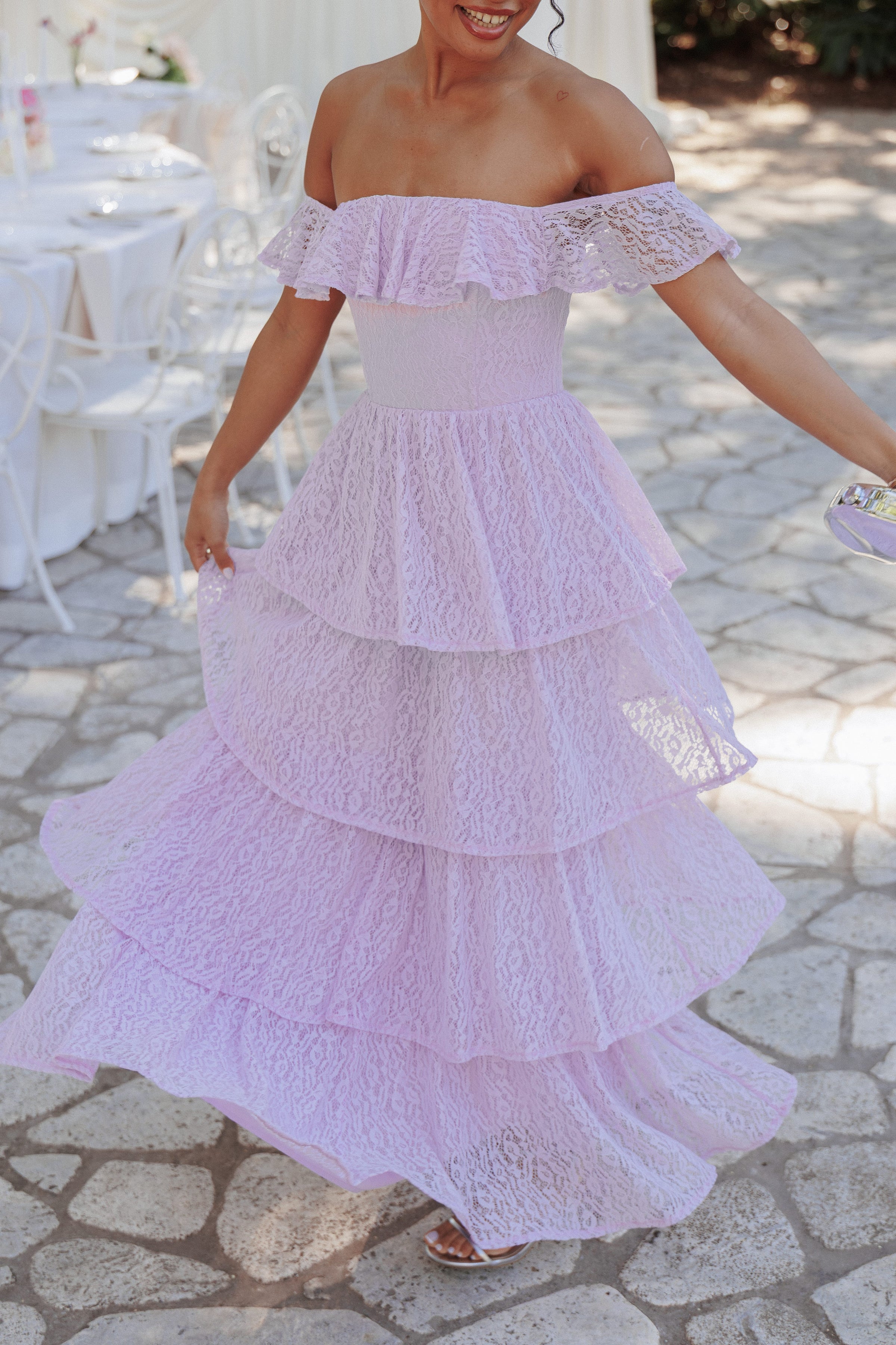 DRESSES Miravelle Maxi Dress - Lilac Lace