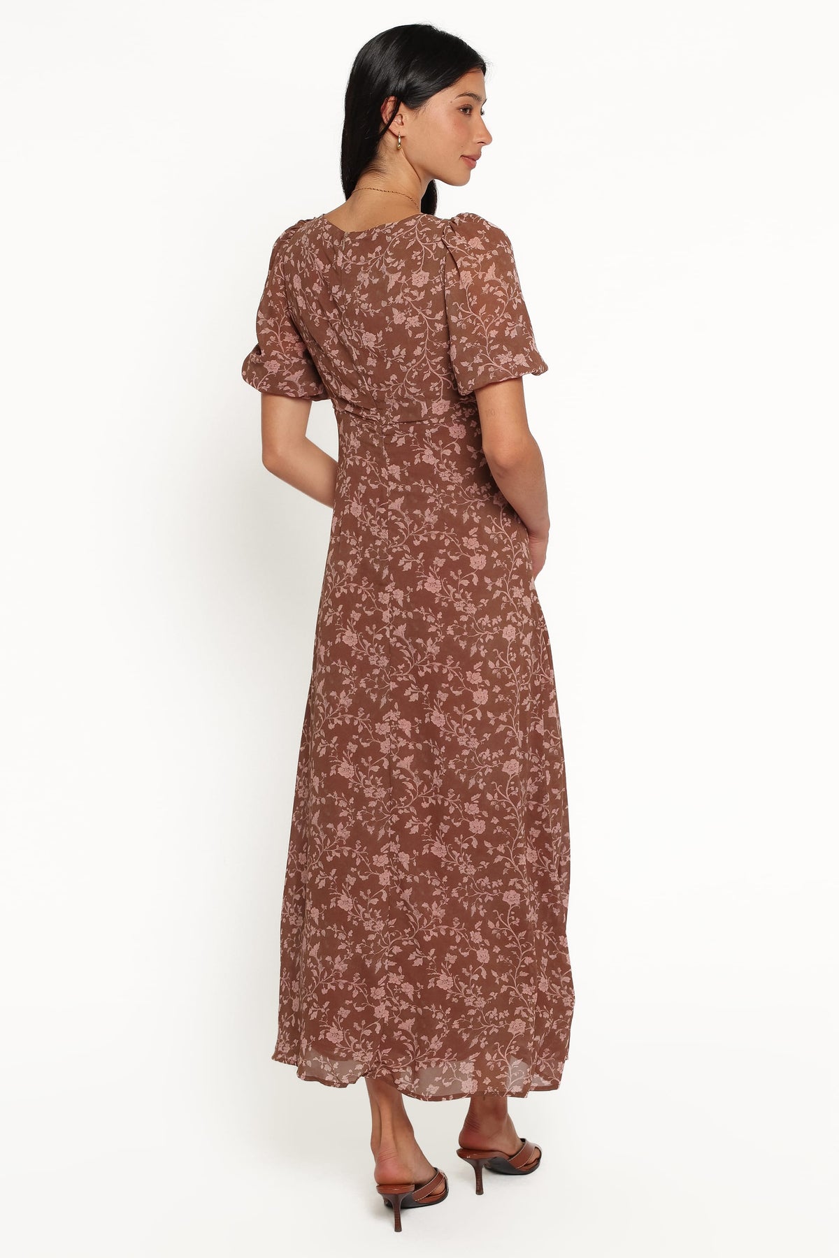 DRESSES Munro Maxi Dress - Brown Floral