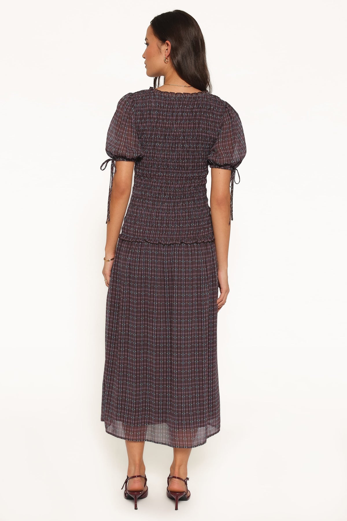 DRESSES Naomi Maxi Dress - Berry Plaid