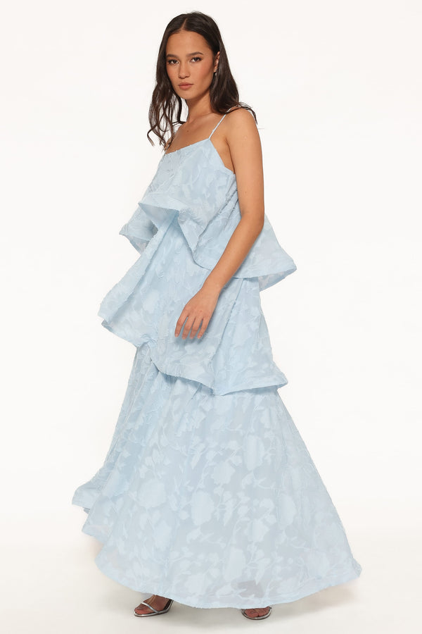 DRESSES Nerissa Maxi Dress - Pale Blue