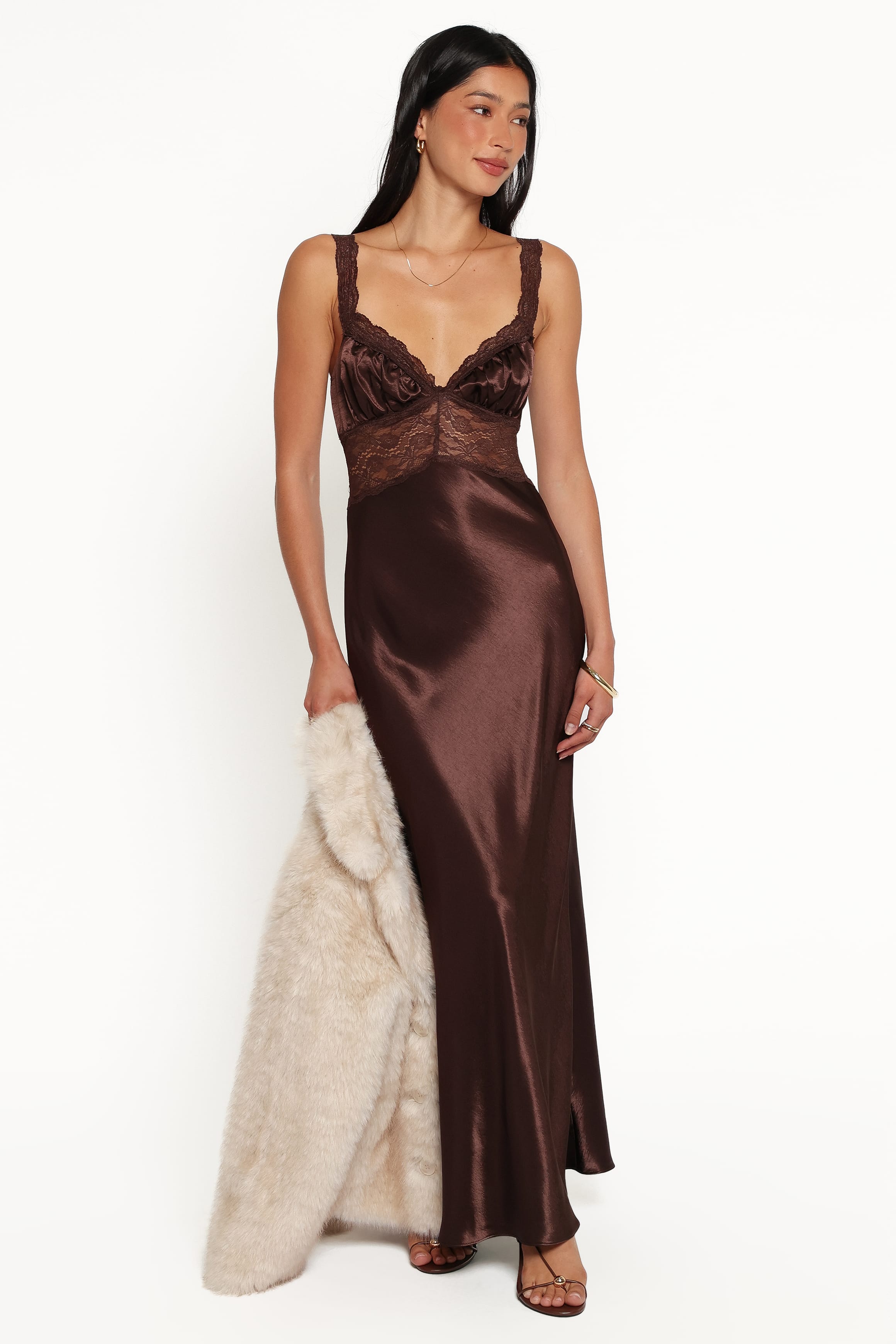 DRESSES Nitara Maxi Dress - Brown