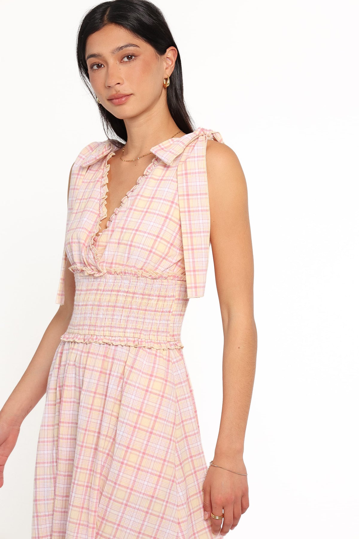 DRESSES Ohara Maxi Dress - Yellow Gingham