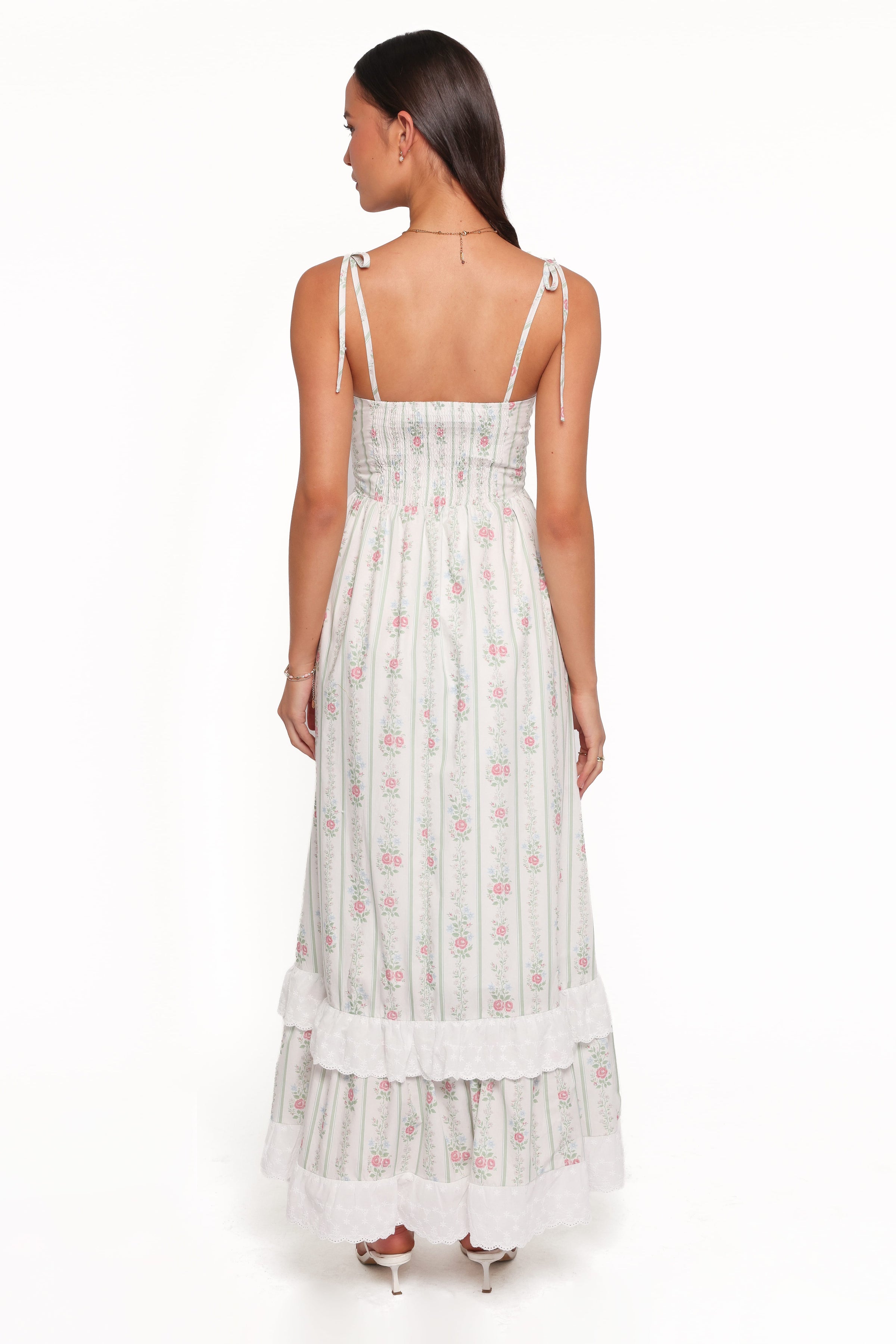 DRESSES Ostrava Maxi Dress - Green Wallpaper Floral