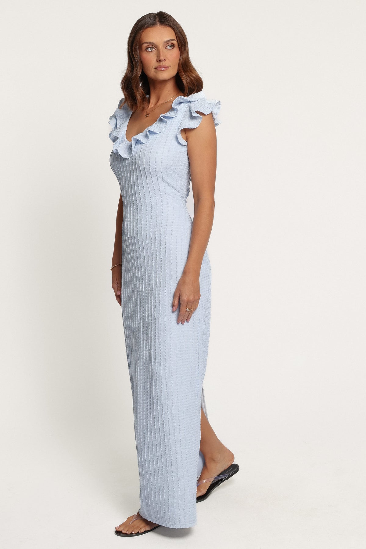 DRESSES Parletto Knitted Maxi Dress - Blue