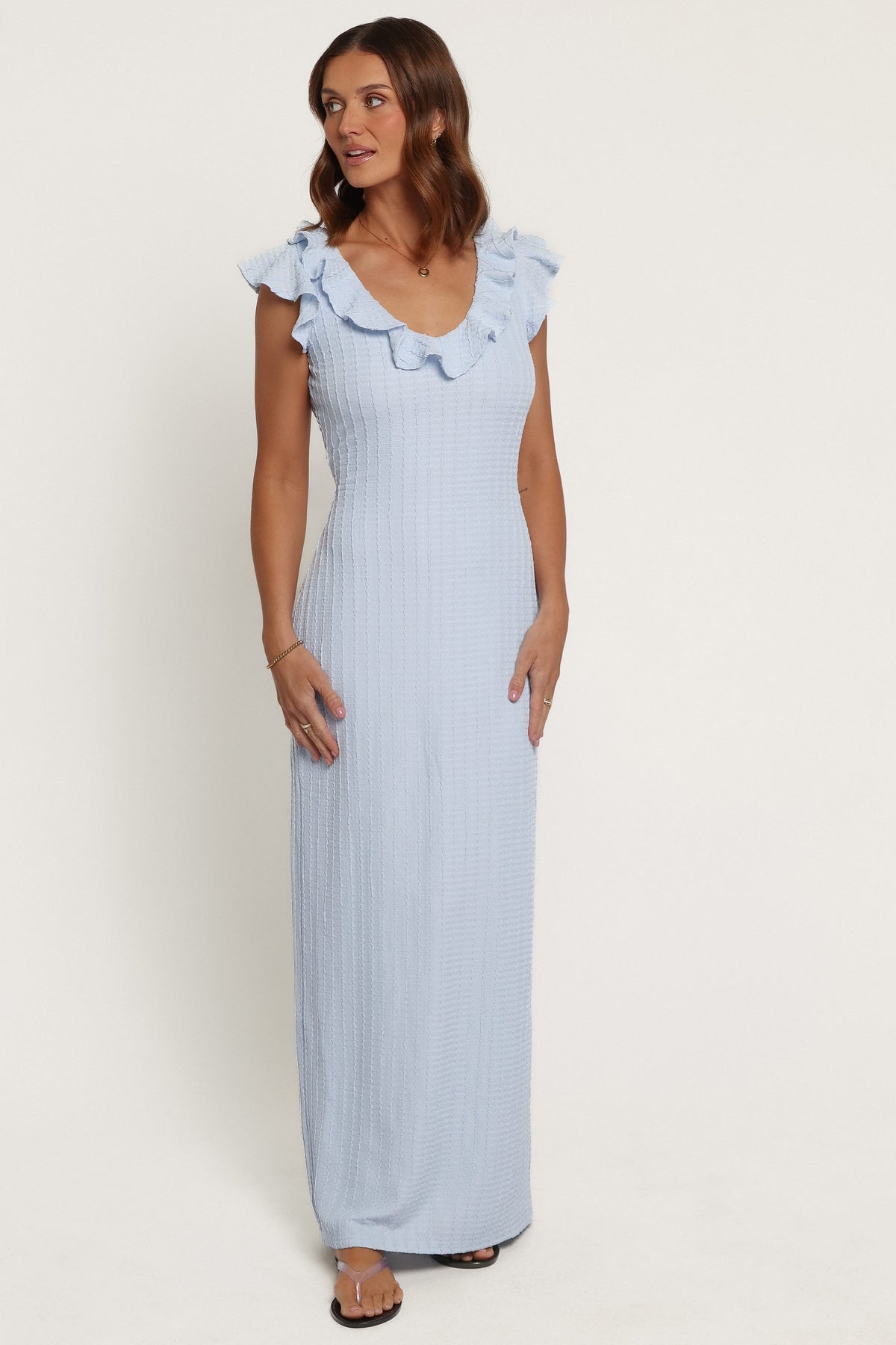 DRESSES Parletto Knitted Maxi Dress - Blue